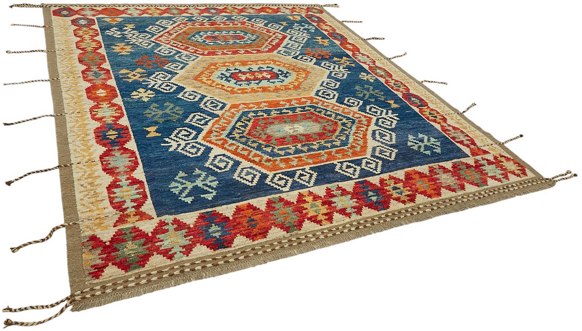 Multicolor Multicolor Tribal Atlas Rug – 2.55 x 3.05 — 2.55 x 3.05