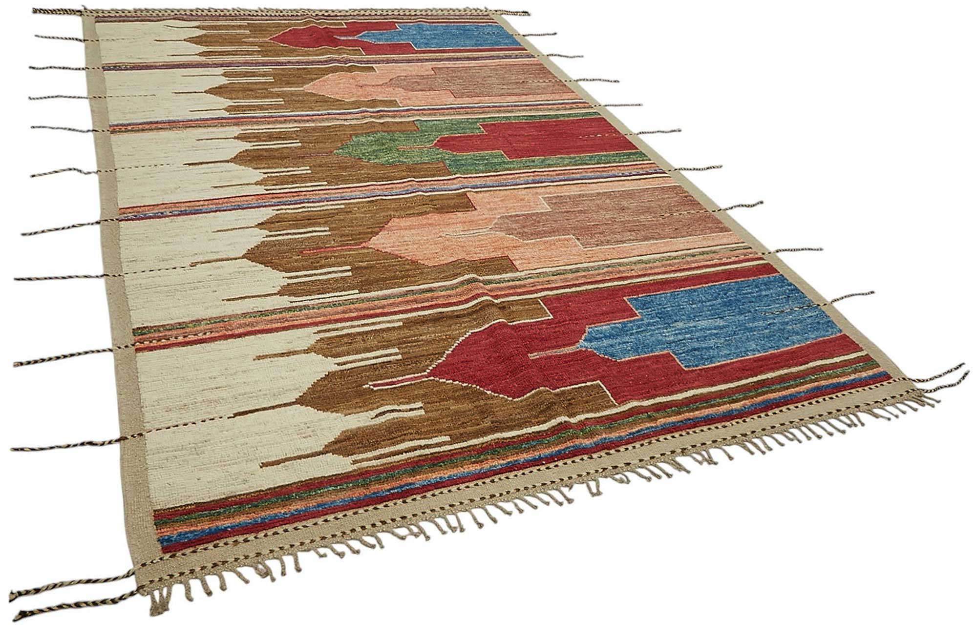 Multicolor Tribal Atlas – 2.58 x 3.05 — 2.58 x 3.05