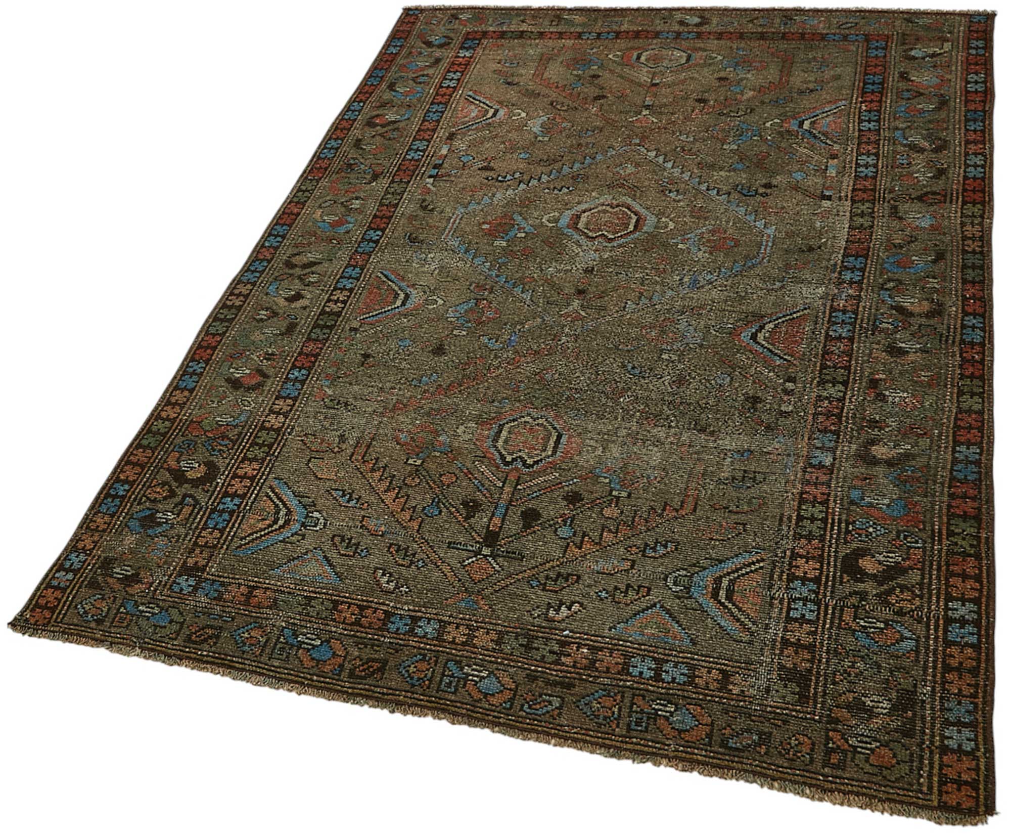 Brown Persian Antique — 1.18 x 1.75