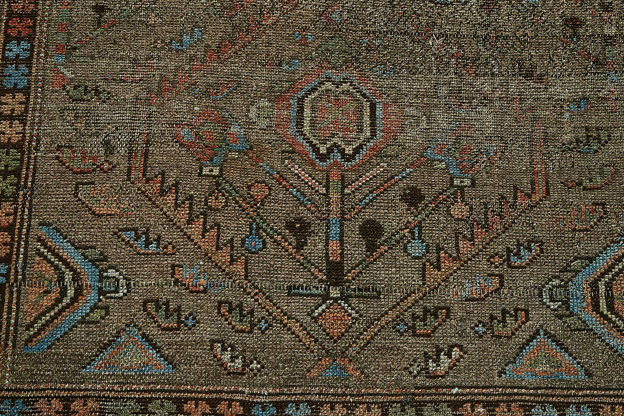 Brown Persian Antique — 1.18 x 1.75