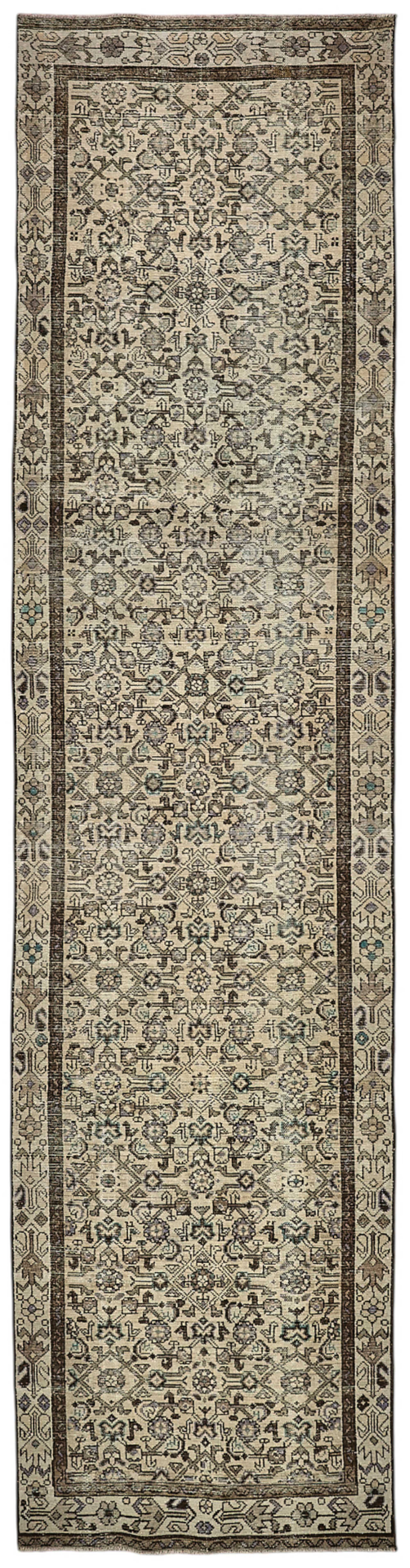 Beige Persian Antique — 1.03 x 4.10