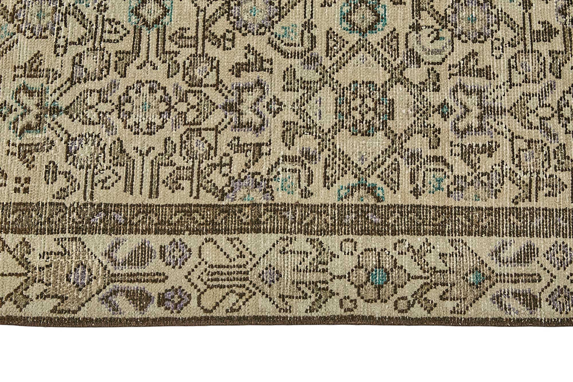 Beige Persian Antique — 1.03 x 4.10