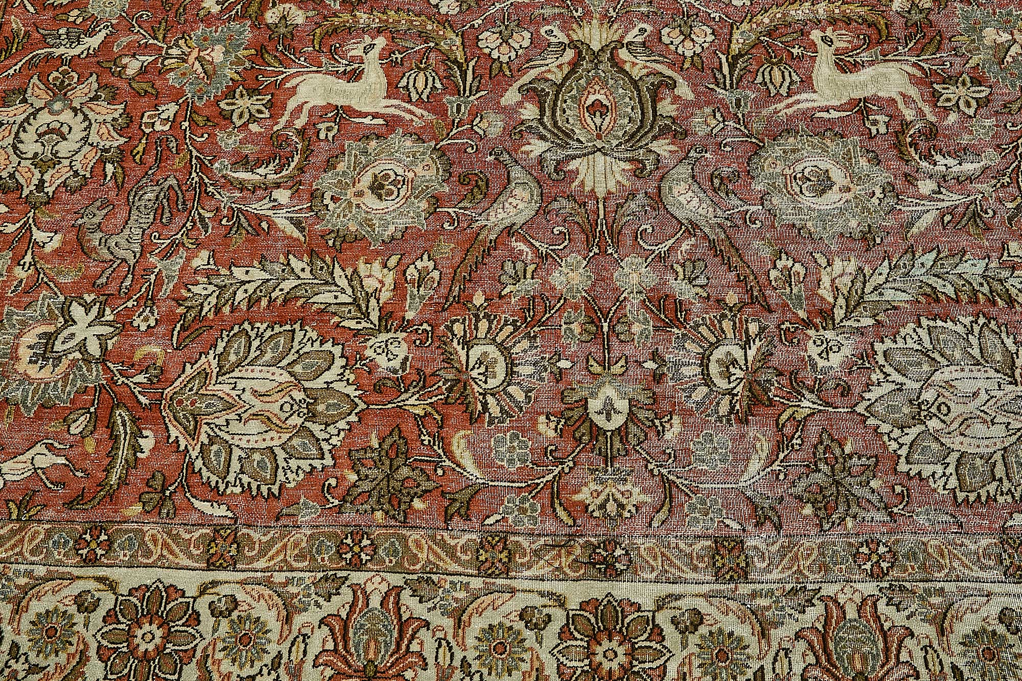 Beige Persian Antique — 2.32 x 3.45