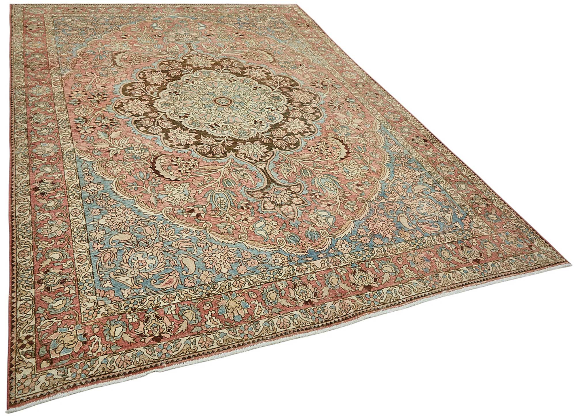 Beige Persian Antique — 2.14 x 3.00