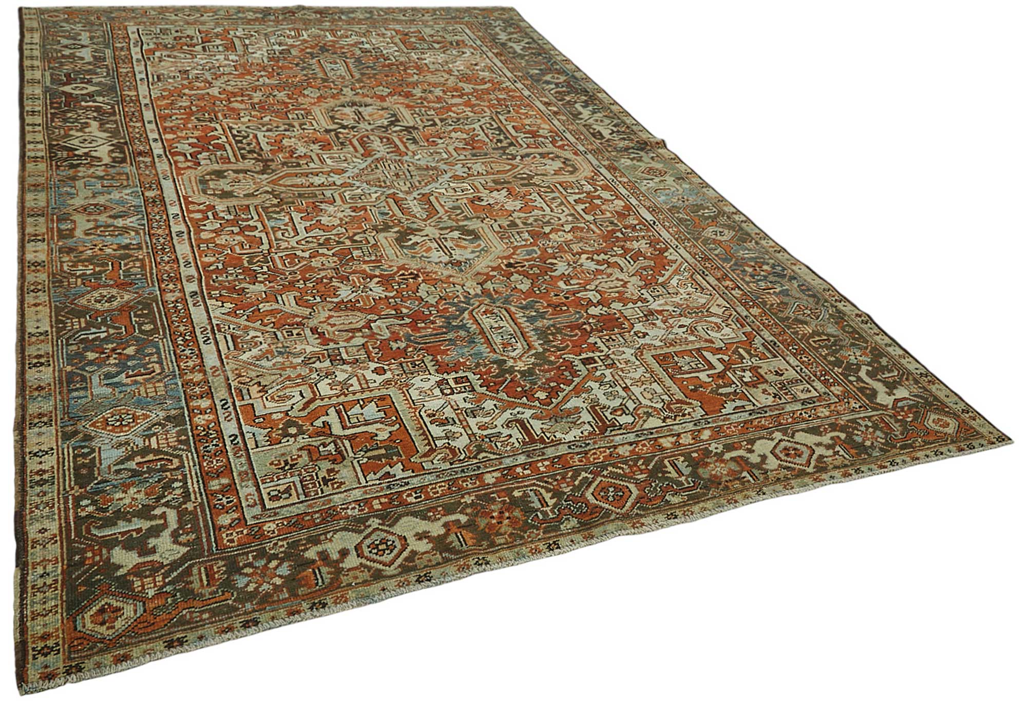 Beige Persian Antique — 2.27 x 3.28