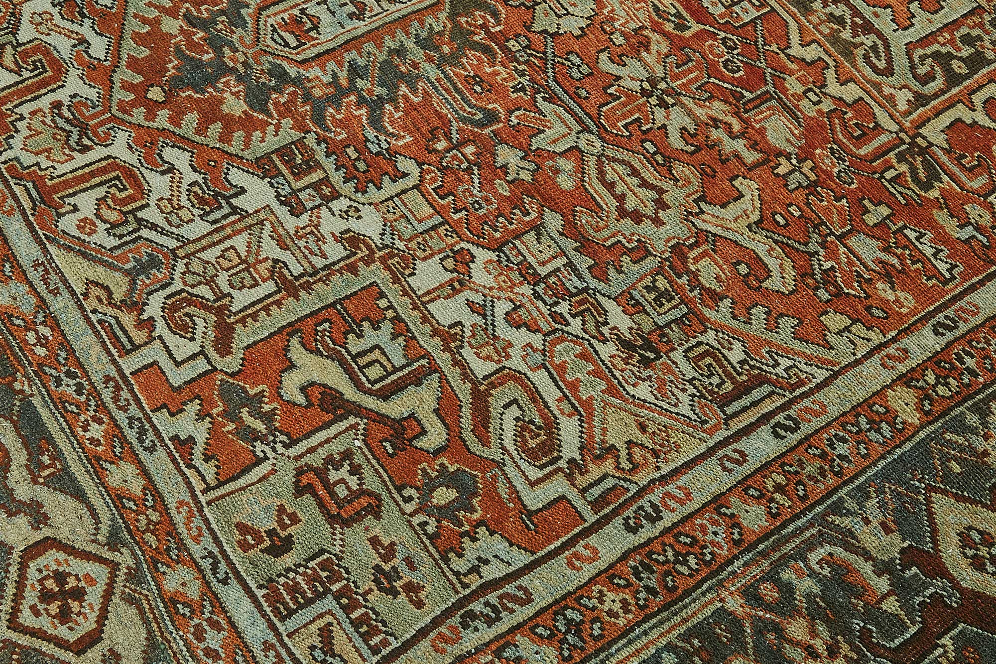 Beige Persian Antique — 2.27 x 3.28