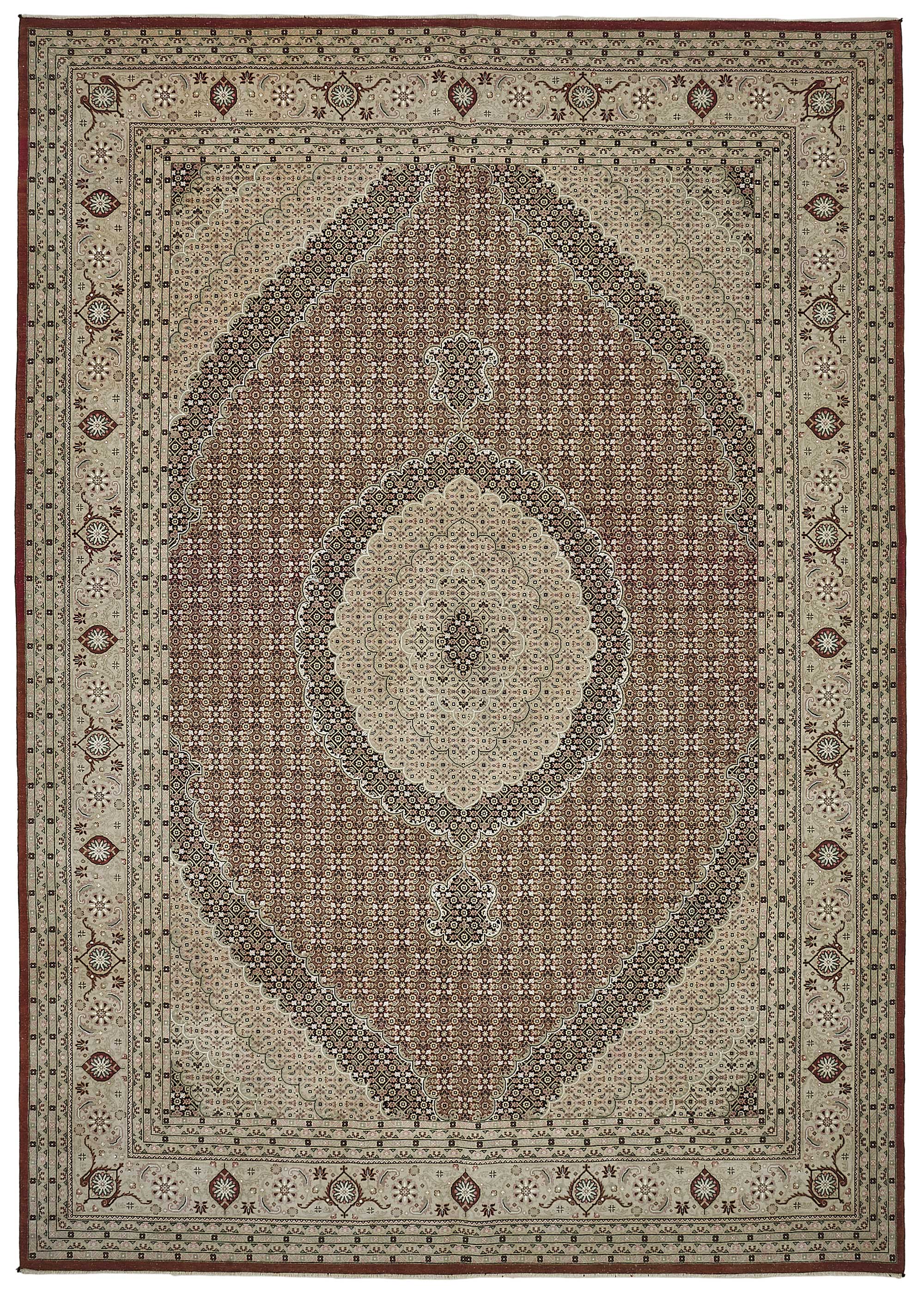 Beige Persian Antique — 3.04 x 4.26