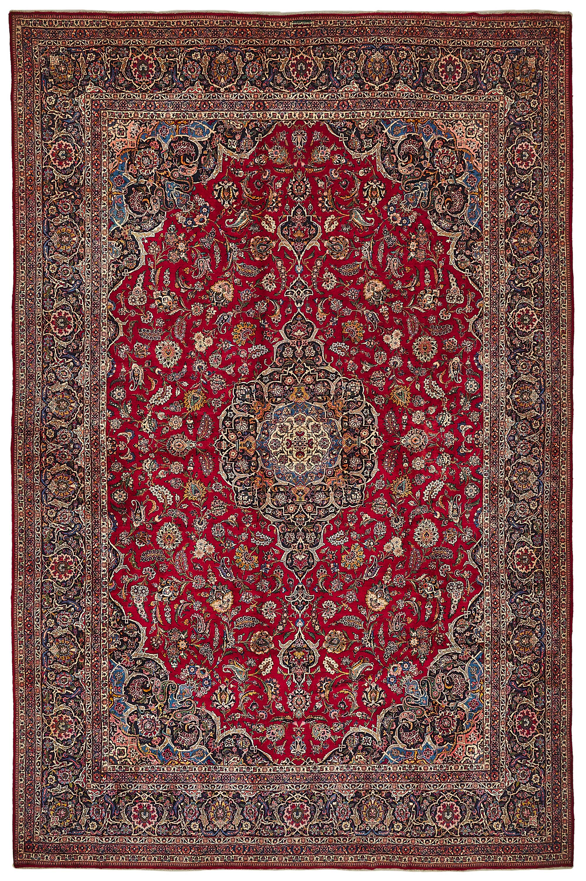 Red Persian Antique — 3.70 x 5.57