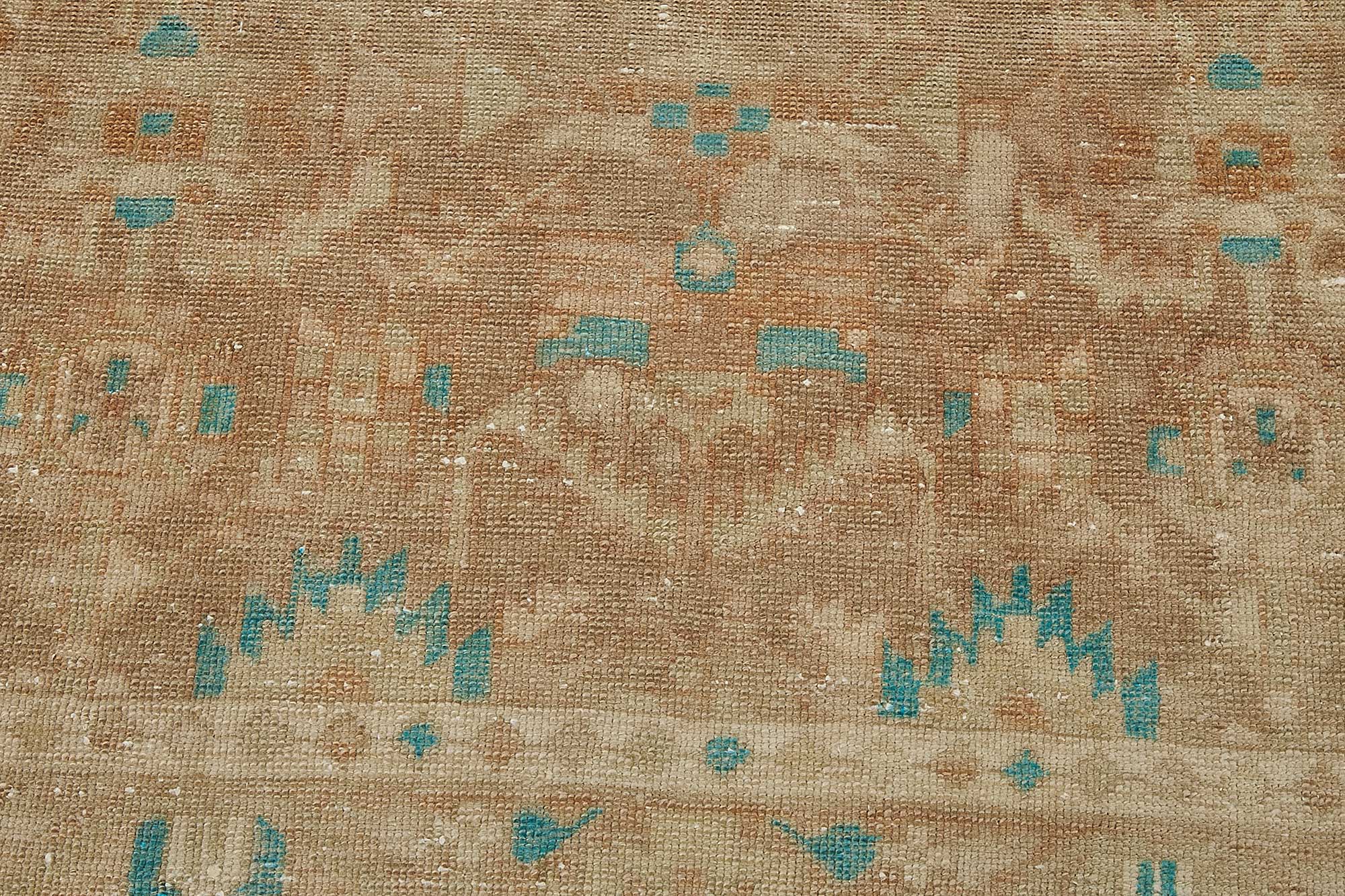 Beige Persian Antique — 0.85 x 3.07