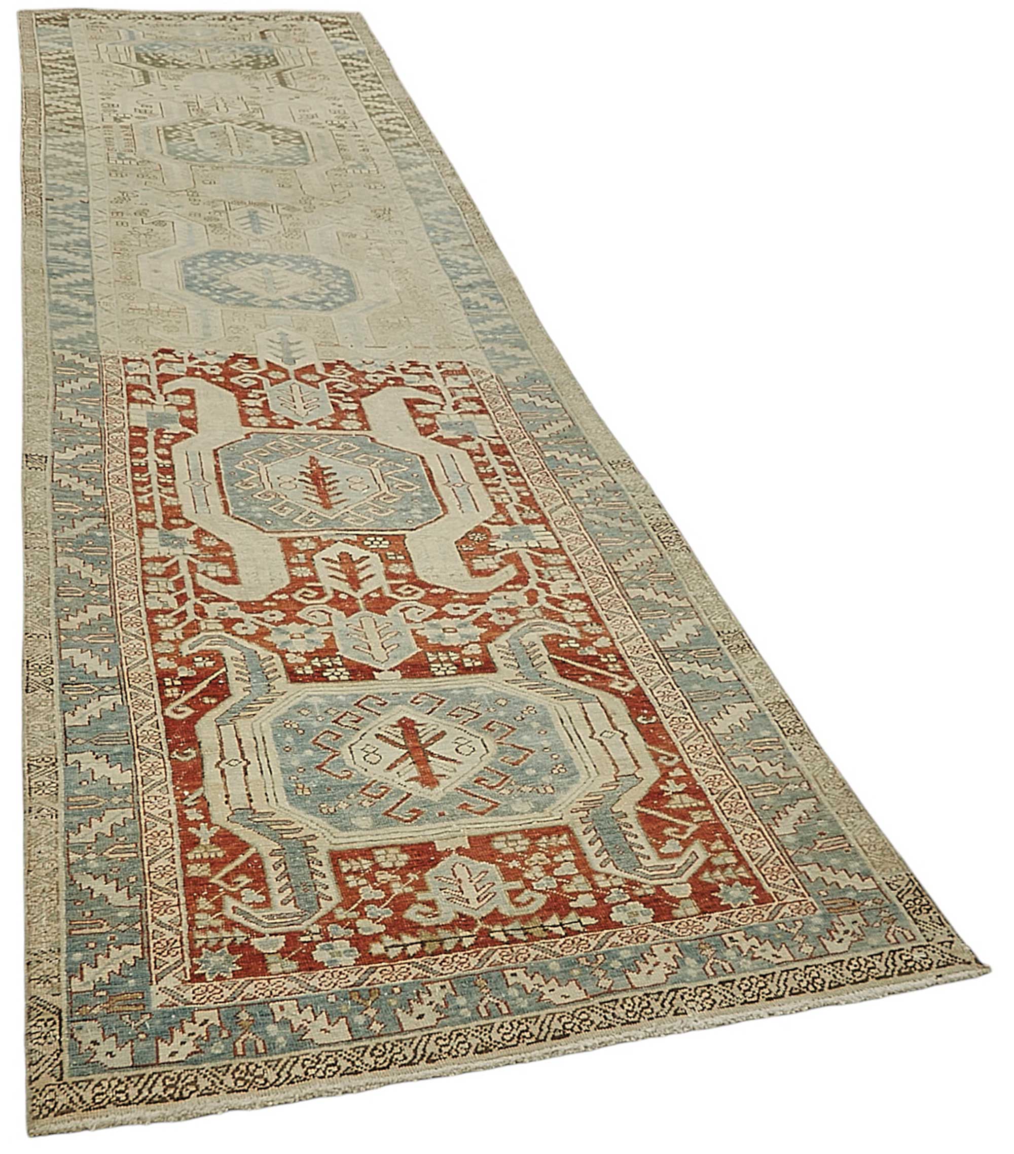 Beige Persian Antique — 1.22 x 4.46