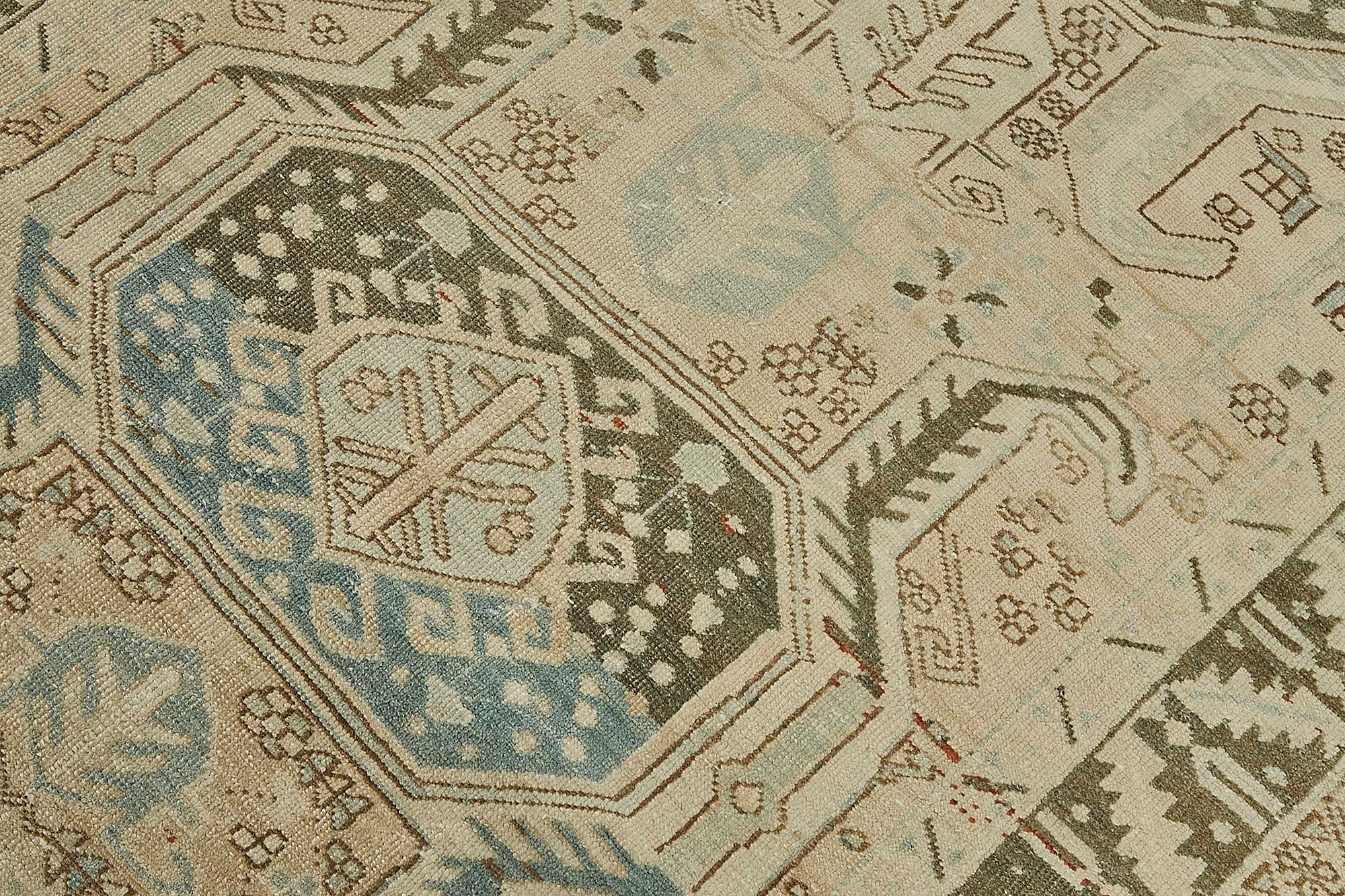 Beige Persian Antique — 1.22 x 4.46
