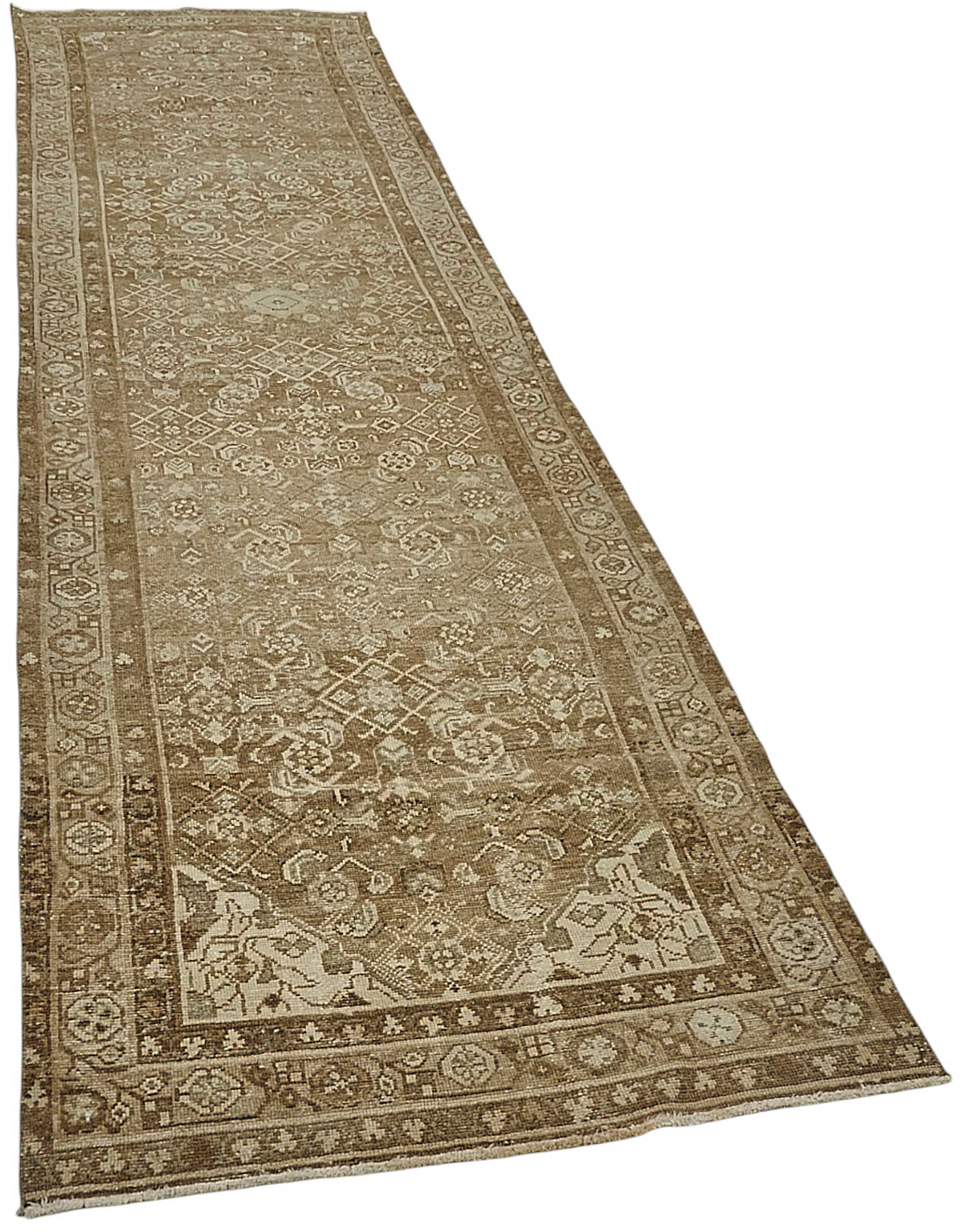 Beige Persian Antique — 0.96 x 3.74