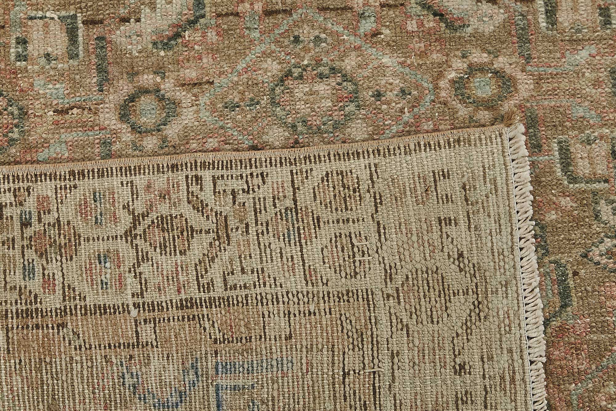 Beige Persian Antique — 0.97 x 4.00