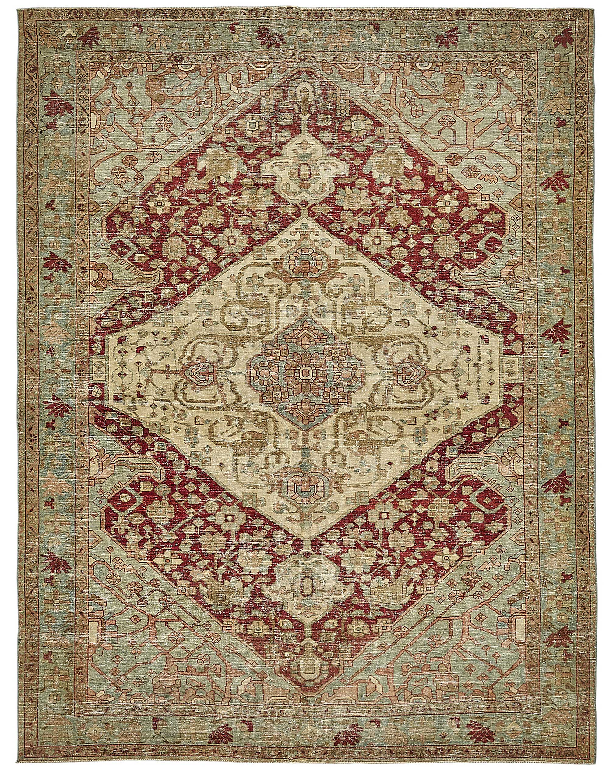 Beige Persian Antique — 2.14 x 2.78