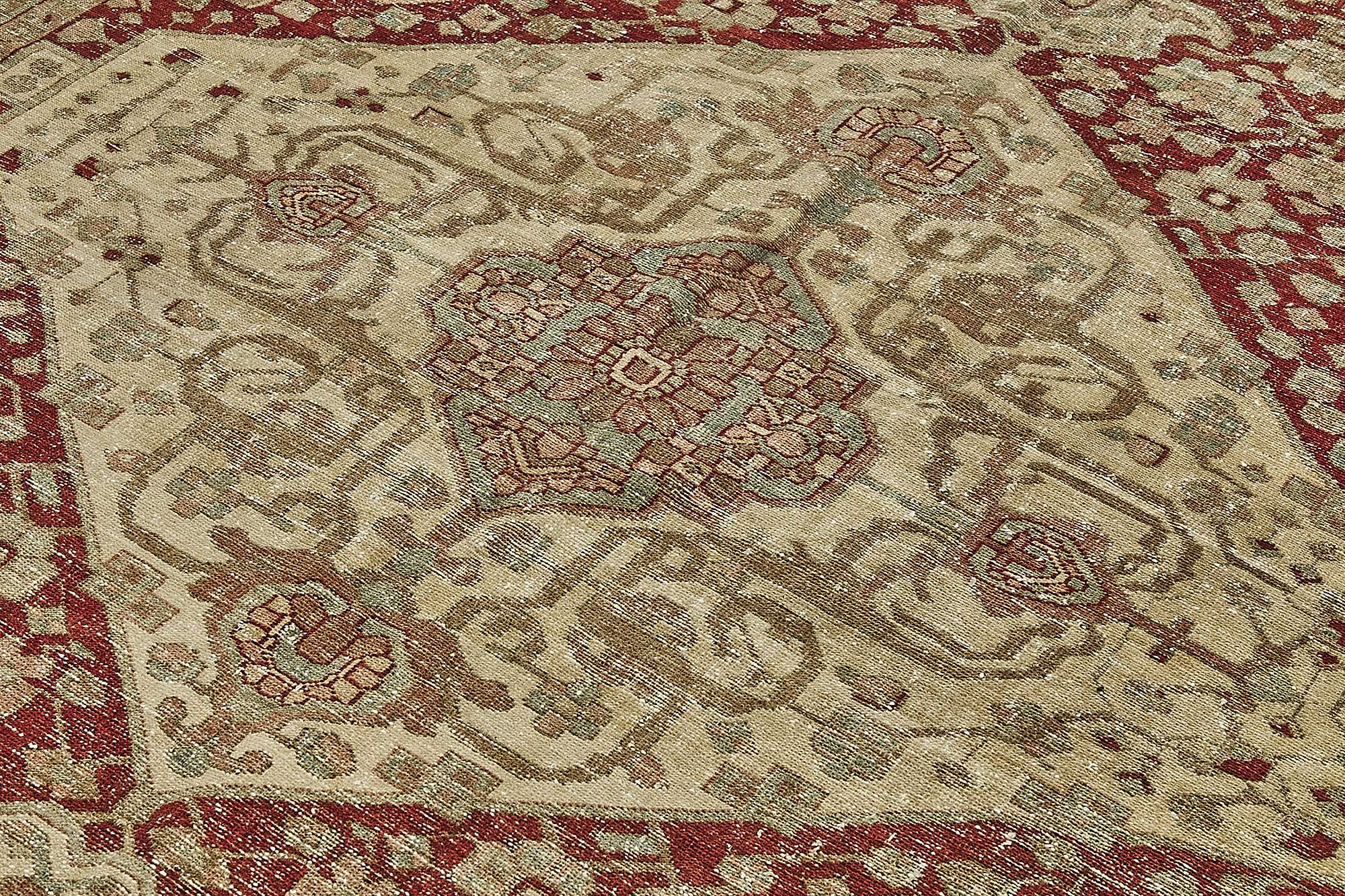 Beige Persian Antique — 2.14 x 2.78