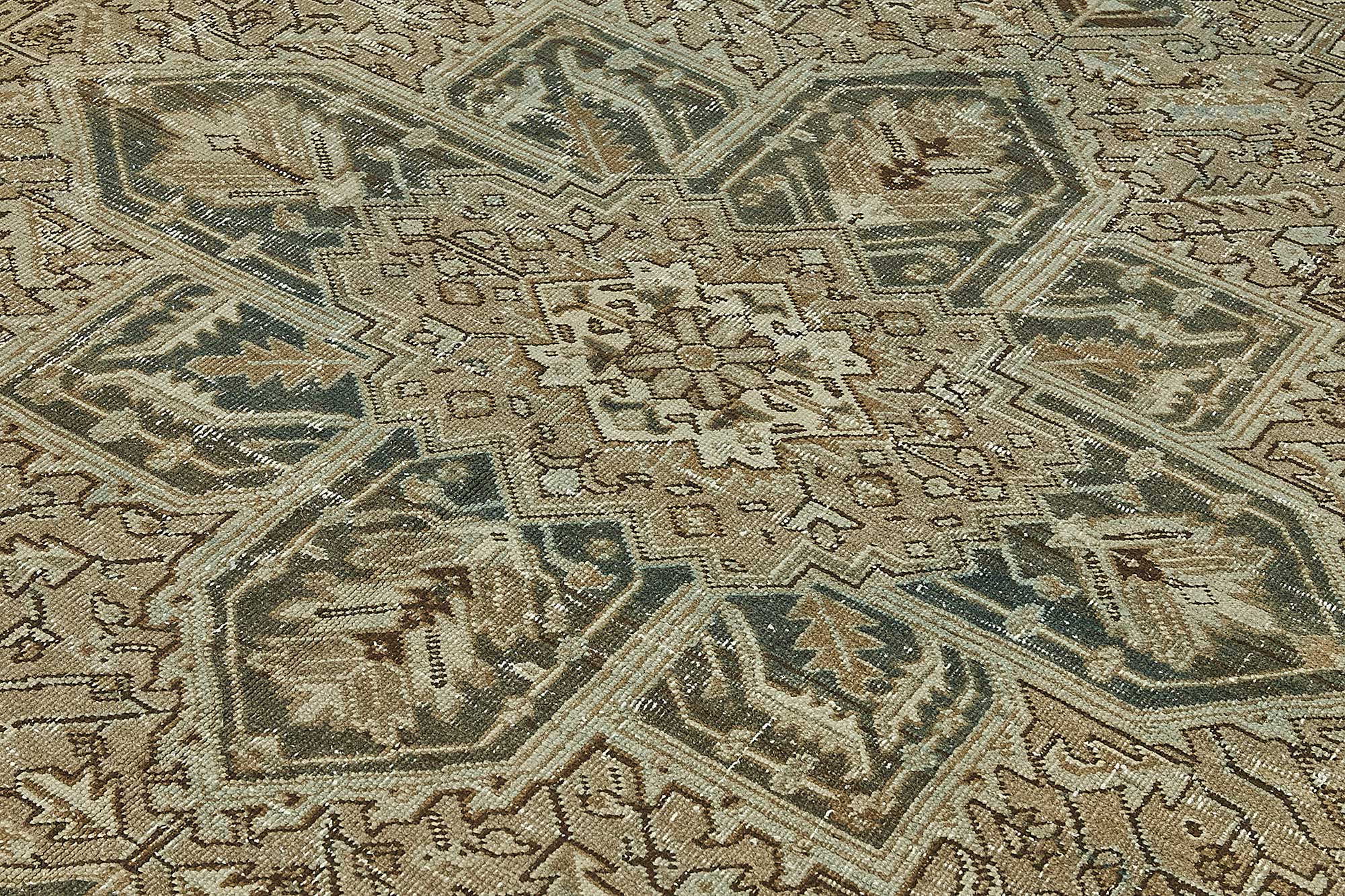 Beige Persian Antique — 2.36 x 3.10