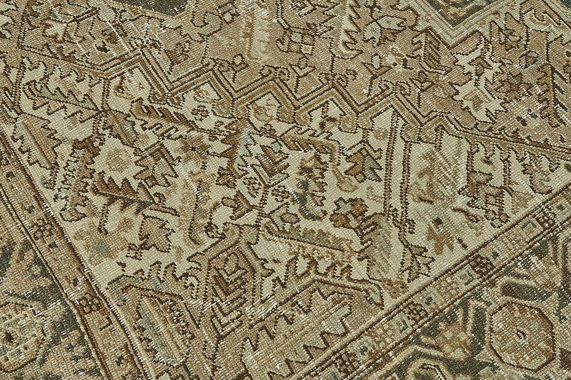 Beige Persian Antique — 2.36 x 3.10