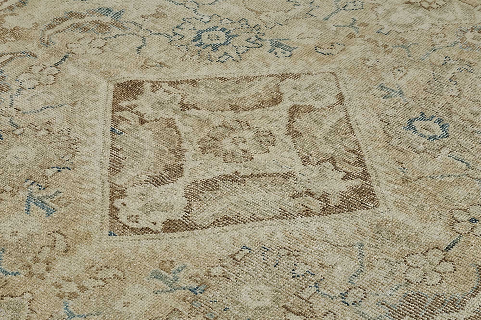 Beige Persian Antique — 2.65 x 3.56