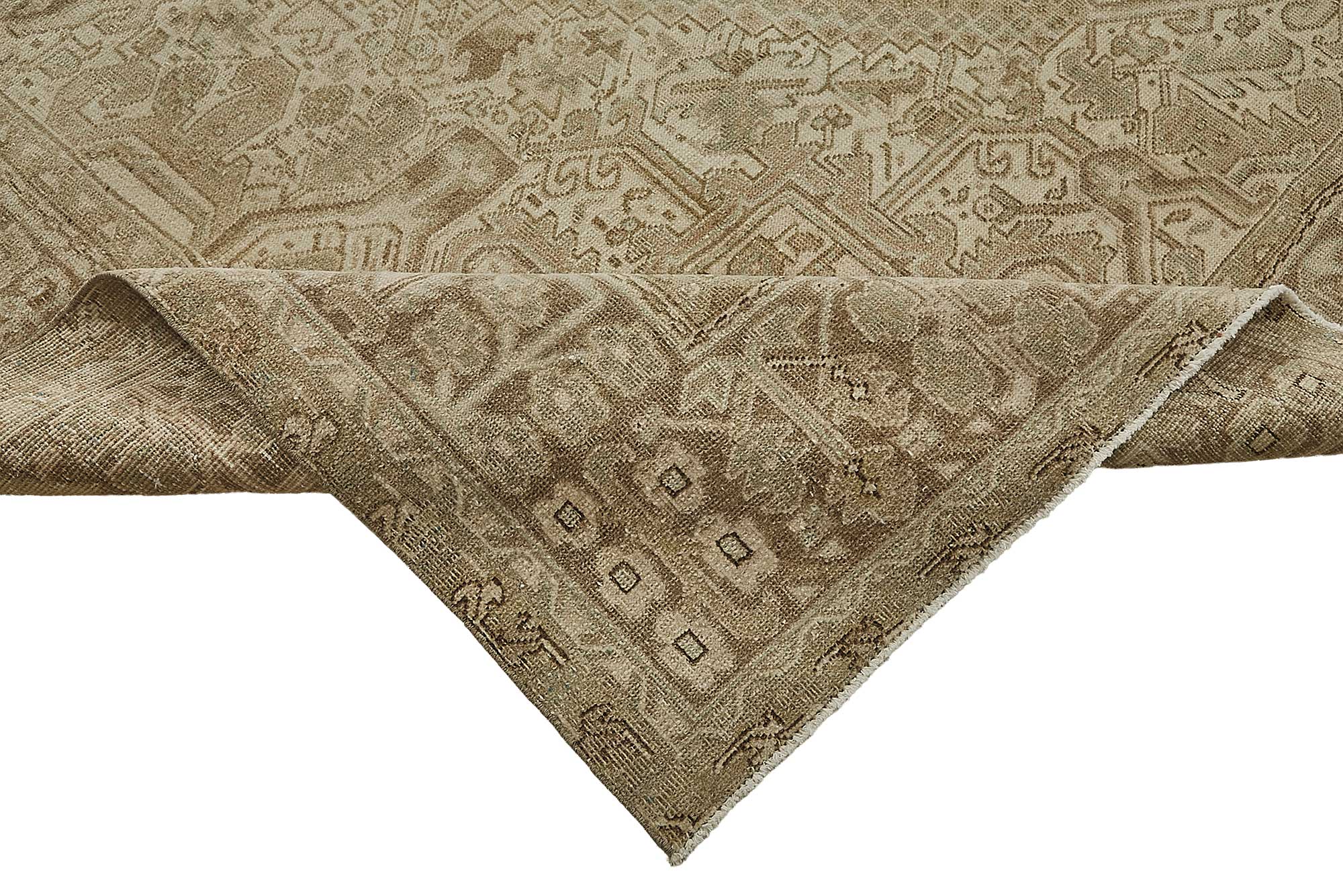 Beige Persian Antique — 3.02 x 3.98