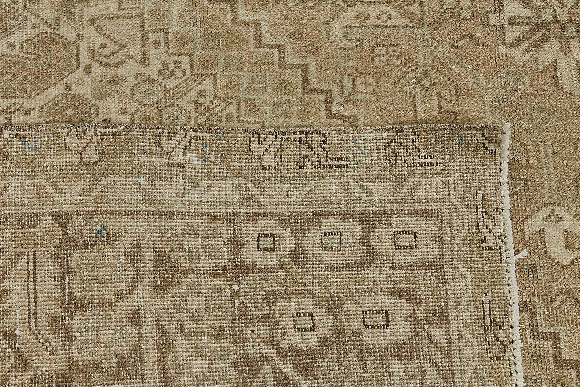 Beige Persian Antique — 3.02 x 3.98