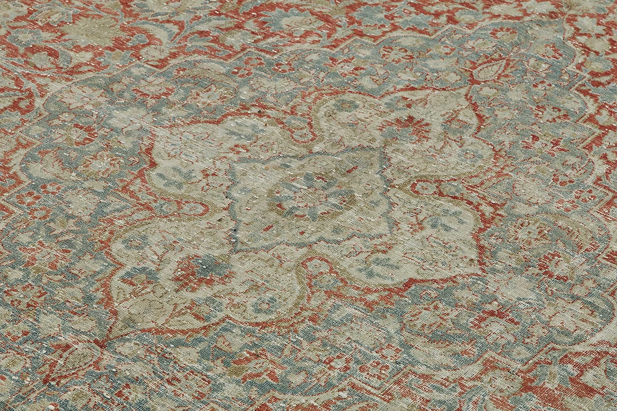 Beige Persian Antique — 3.13 x 3.94