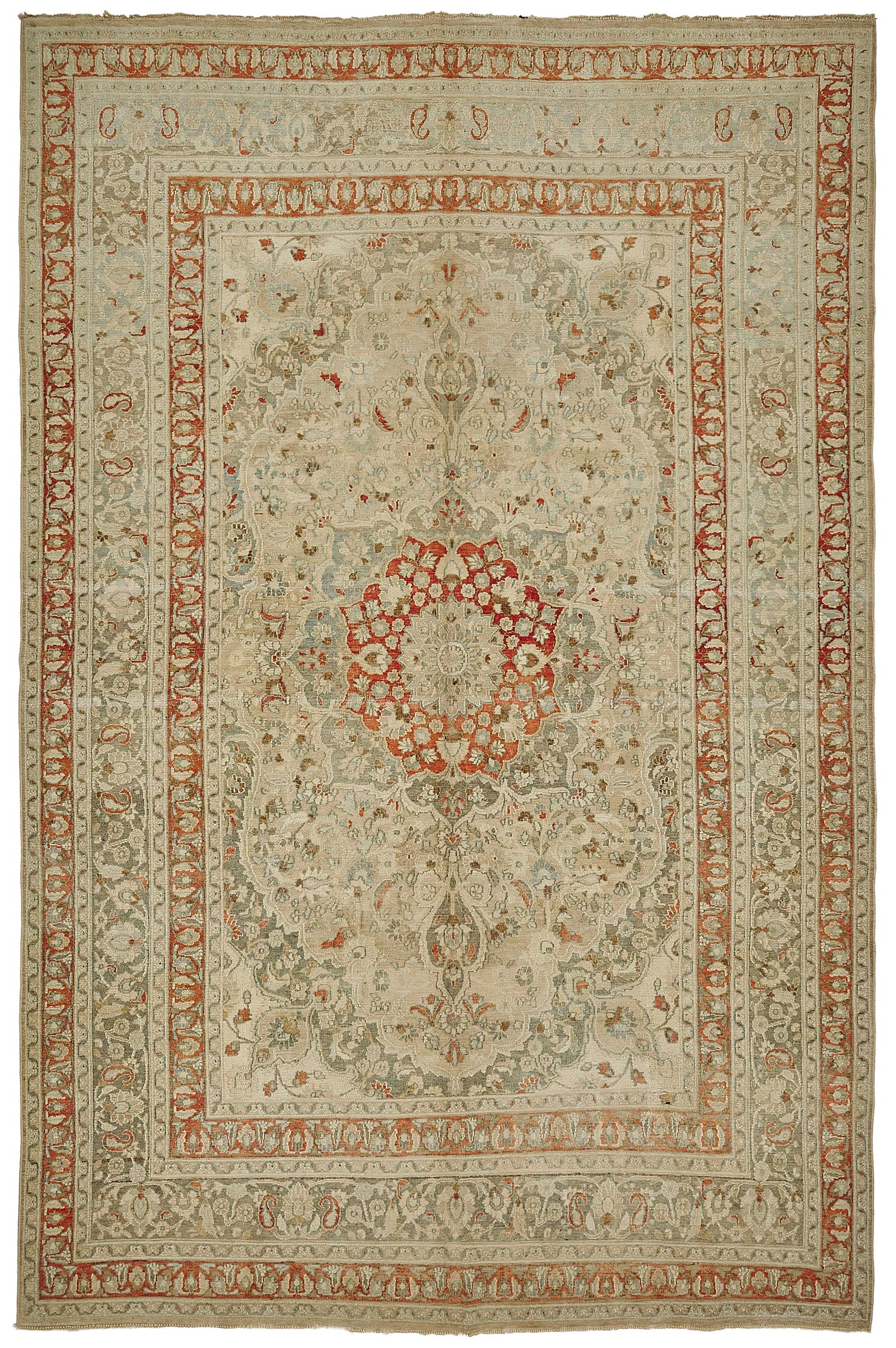 Beige Persian Antique — 2.16 x 3.22