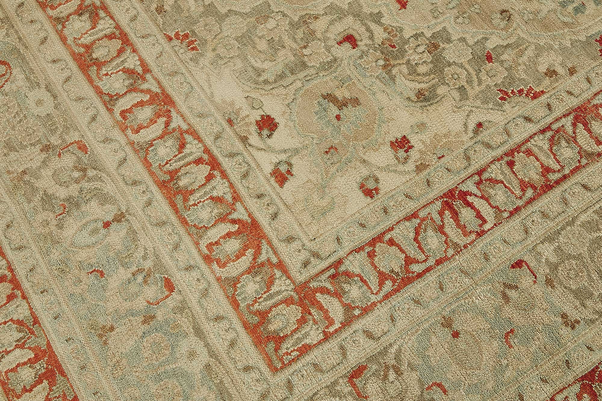 Beige Persian Antique — 2.16 x 3.22