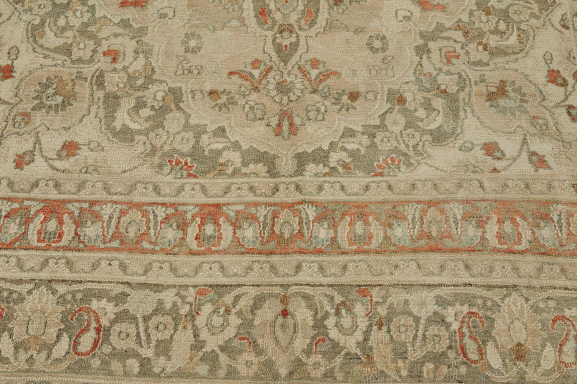 Beige Persian Antique — 2.16 x 3.22