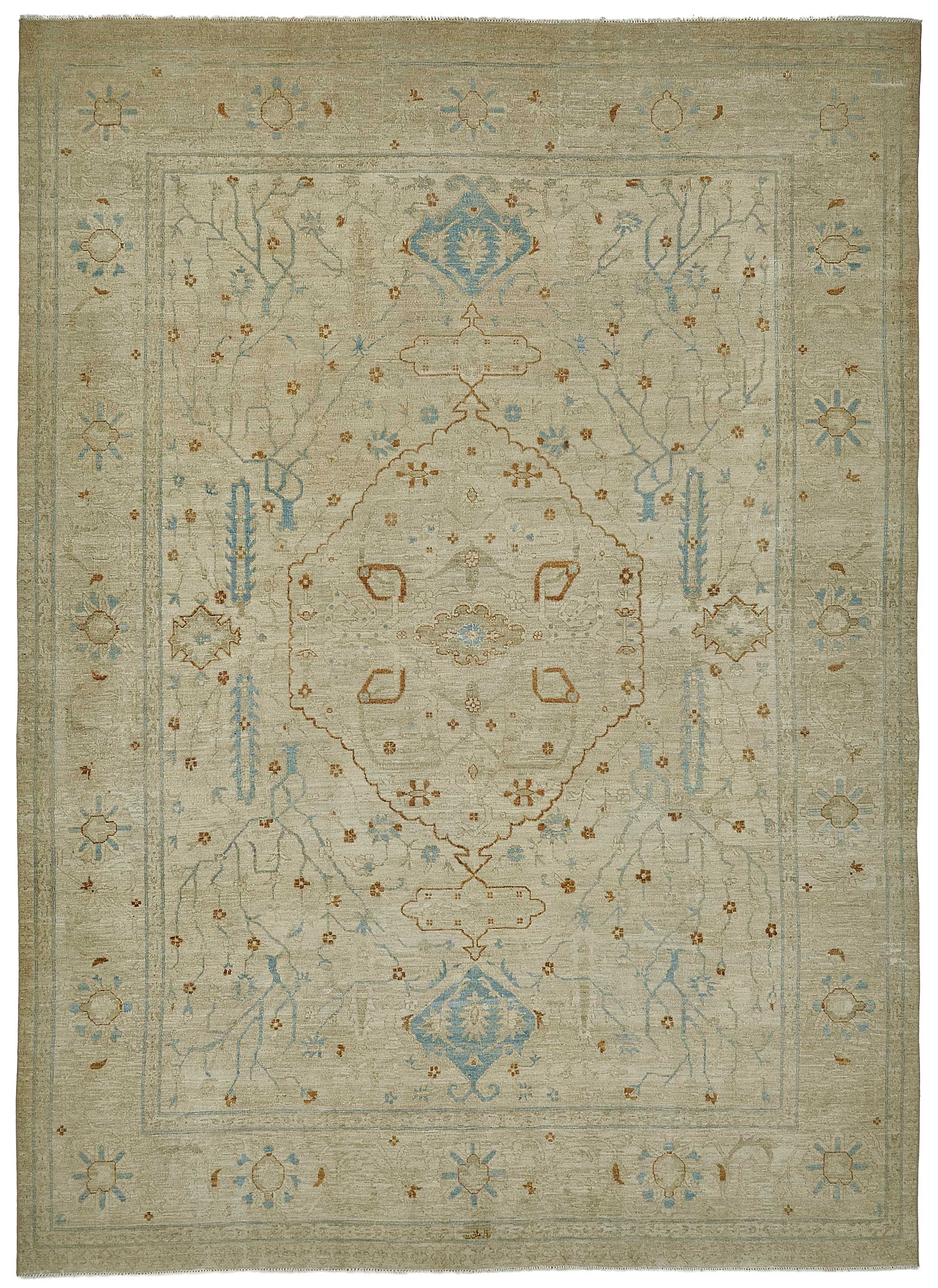 Beige Persian Antique — 2.68 x 3.66