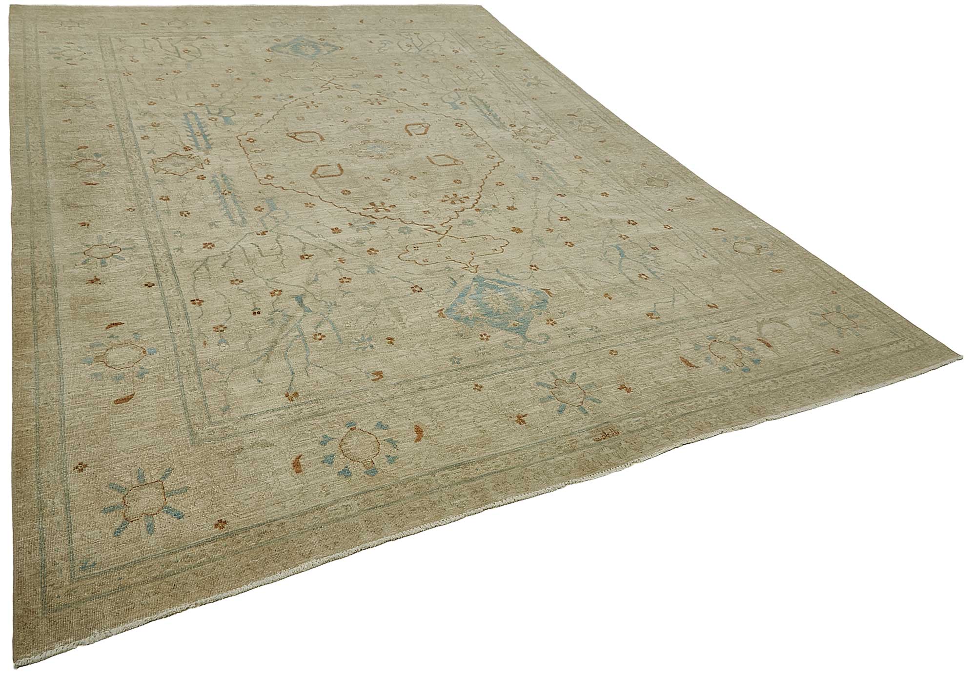 Beige Persian Antique — 2.68 x 3.66