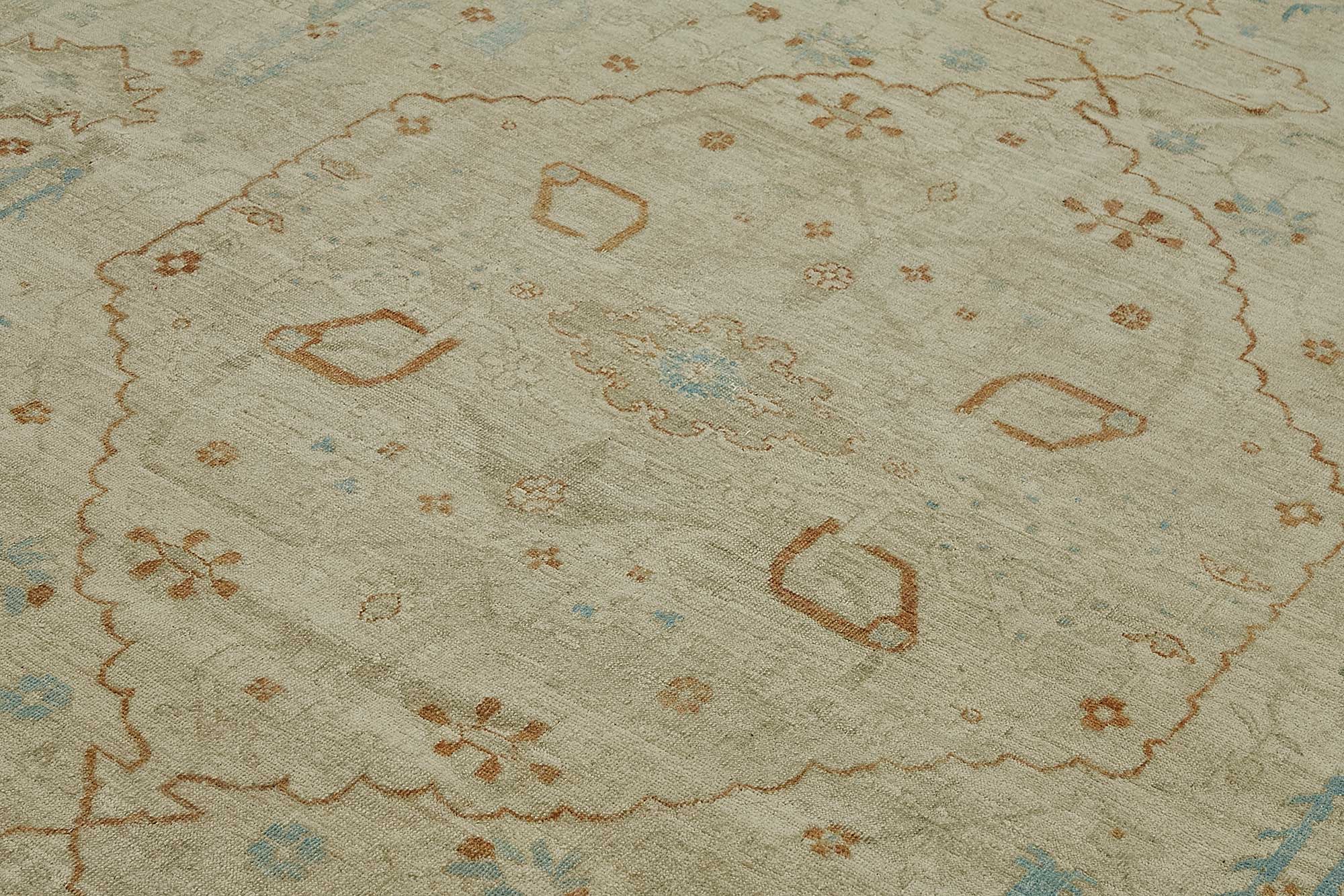 Beige Persian Antique — 2.68 x 3.66
