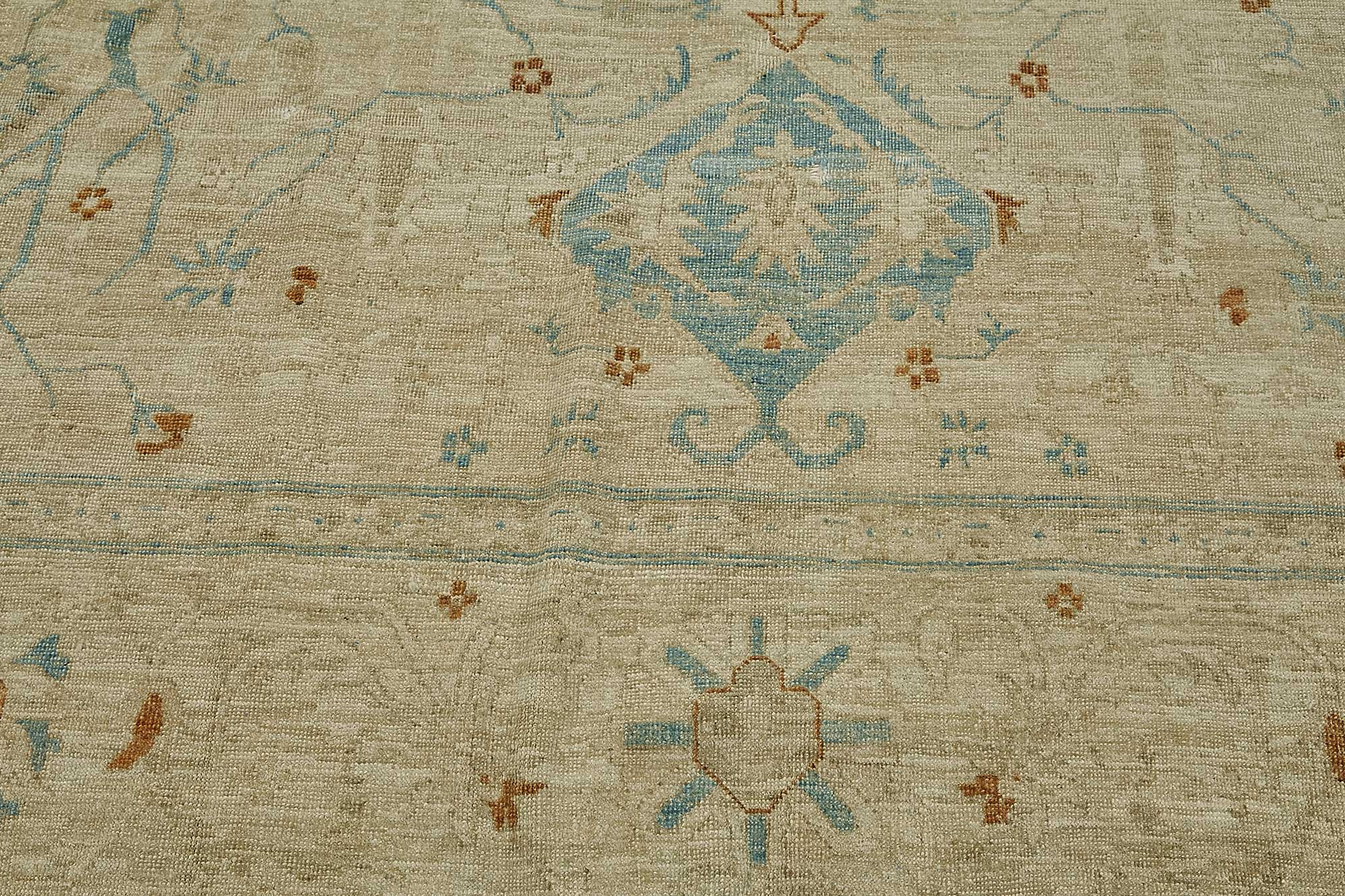 Beige Persian Antique — 2.68 x 3.66