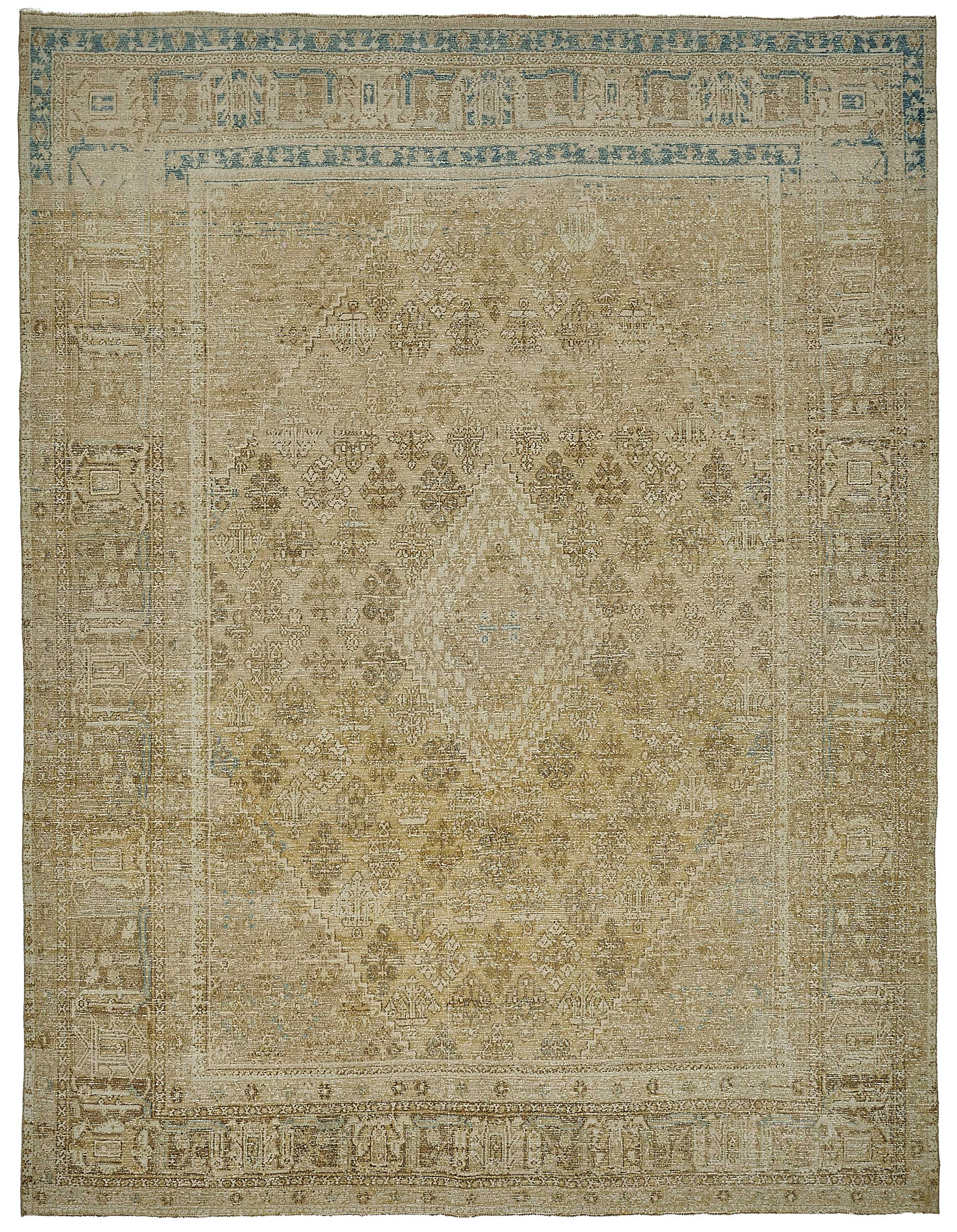Beige Persian Antique — 3.00 x 3.92