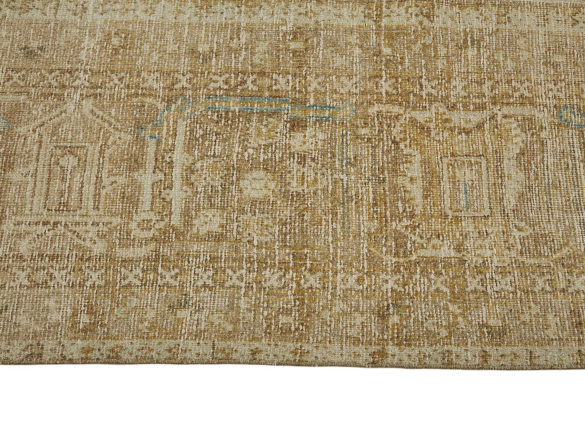 Beige Persian Antique — 3.00 x 3.92