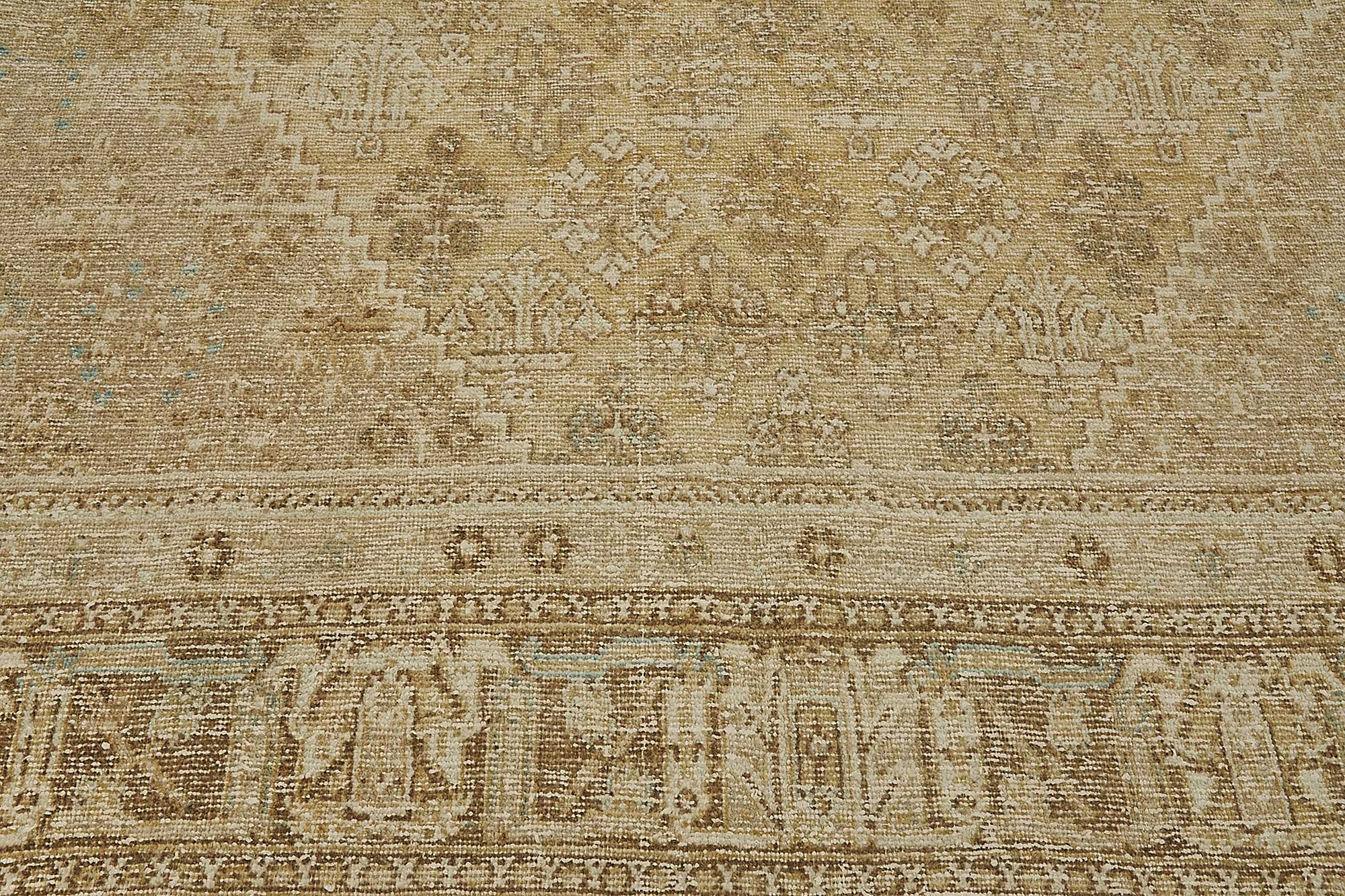 Beige Persian Antique — 3.00 x 3.92