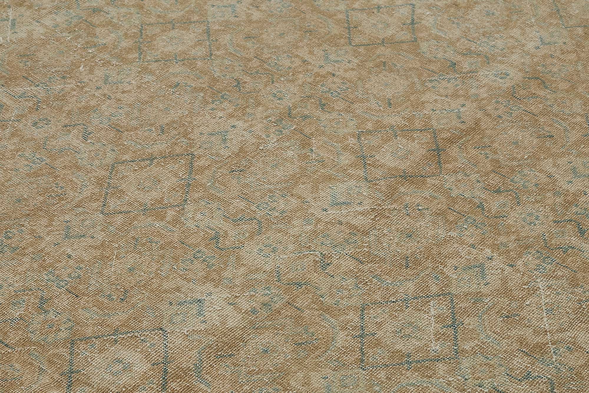 Beige Persian Antique — 3.43 x 4.41