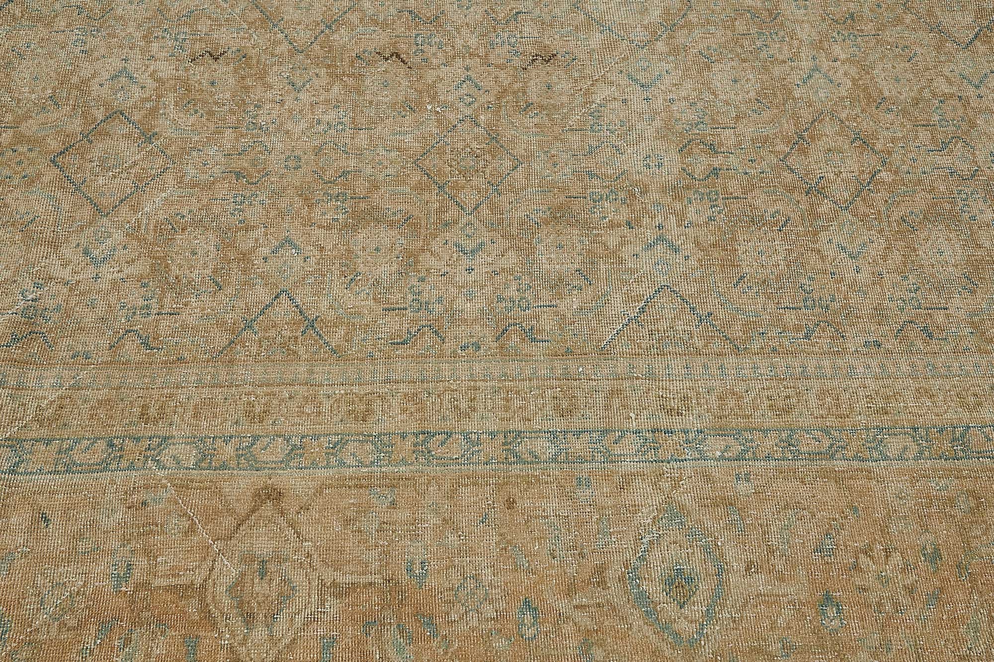 Beige Persian Antique — 3.43 x 4.41