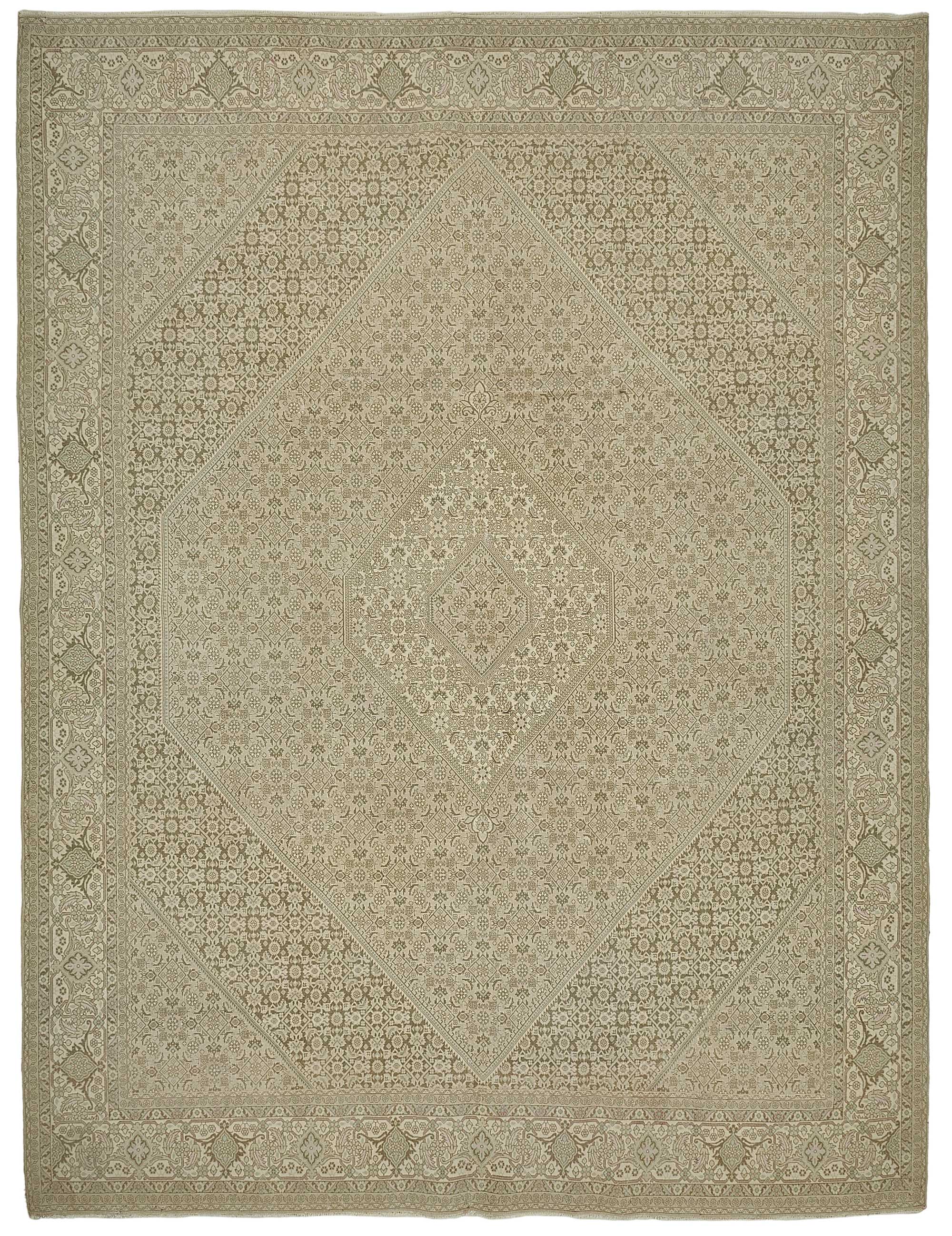 Beige Persian Antique — 2.96 x 3.93