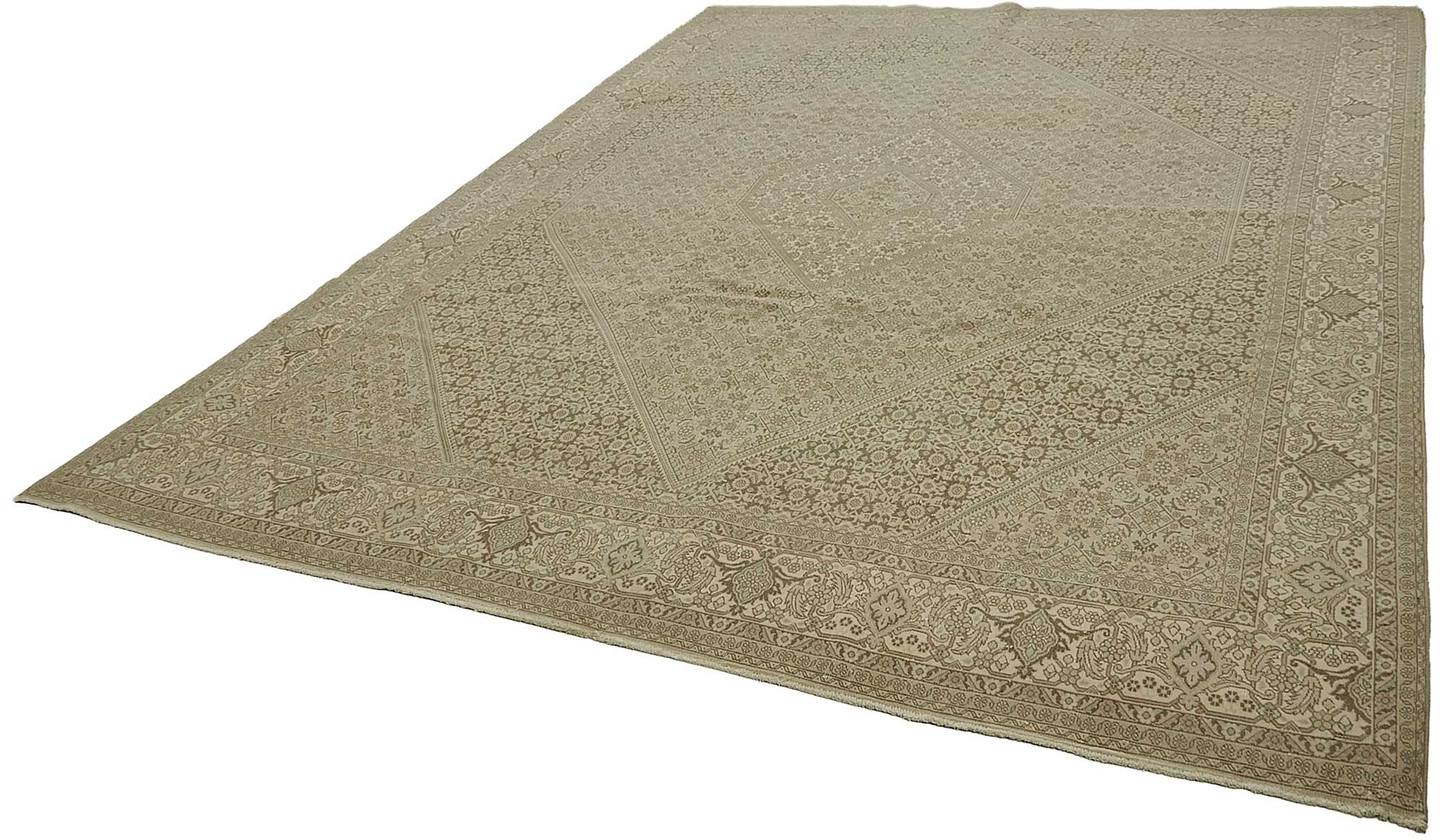 Beige Persian Antique — 2.96 x 3.93