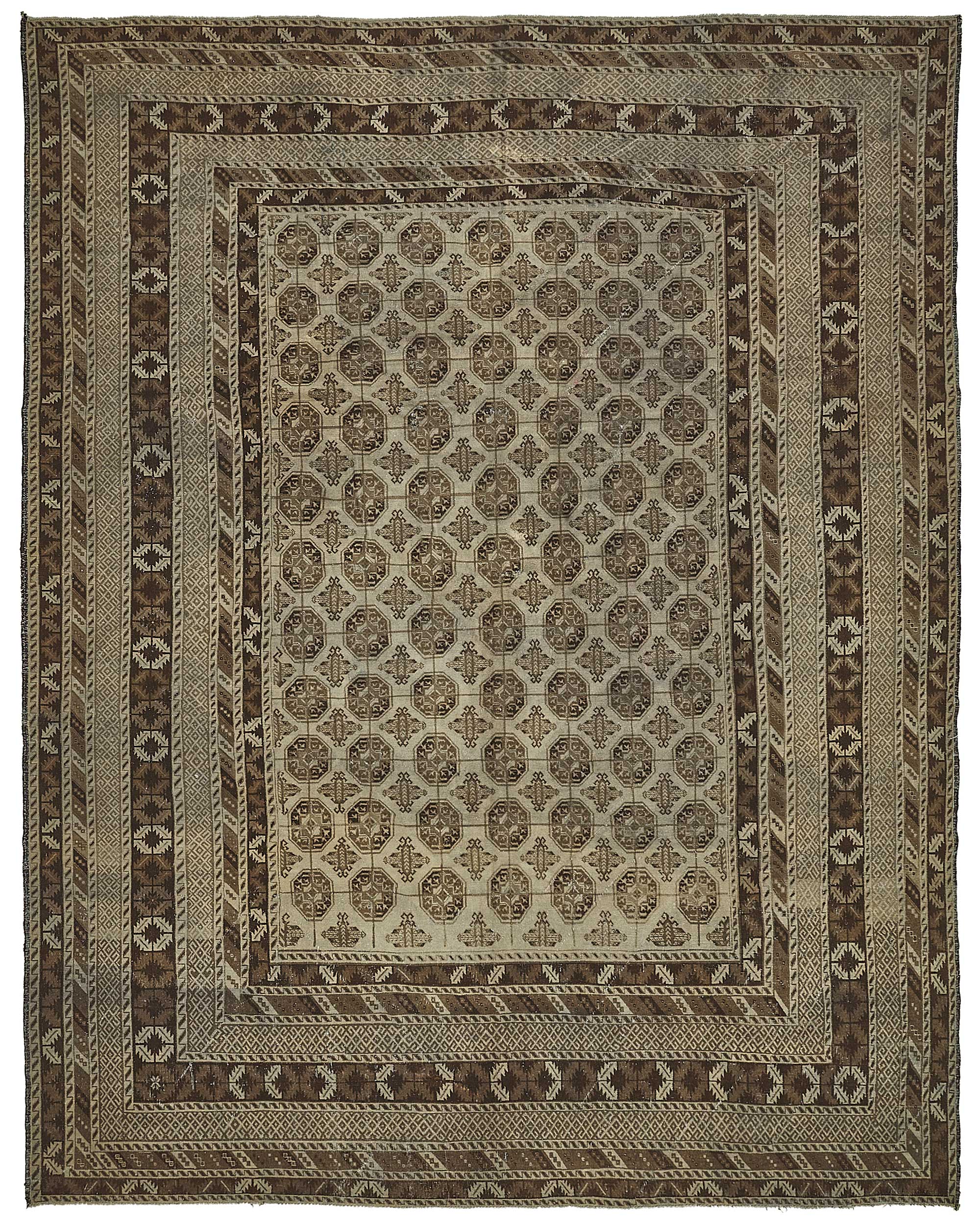 Beige Persian Antique — 3.06 x 3.87