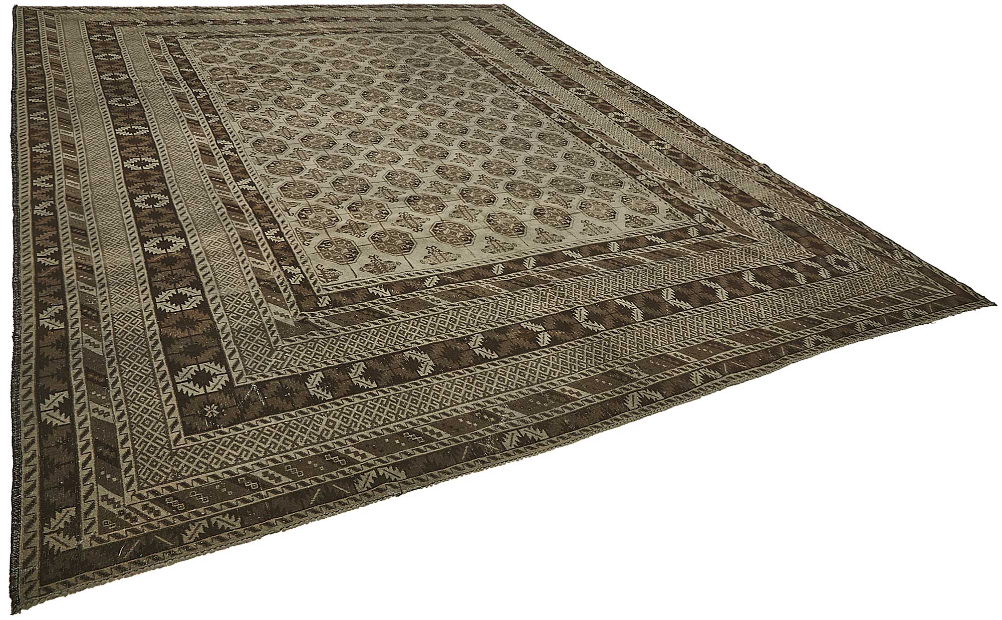 Beige Persian Antique — 3.06 x 3.87