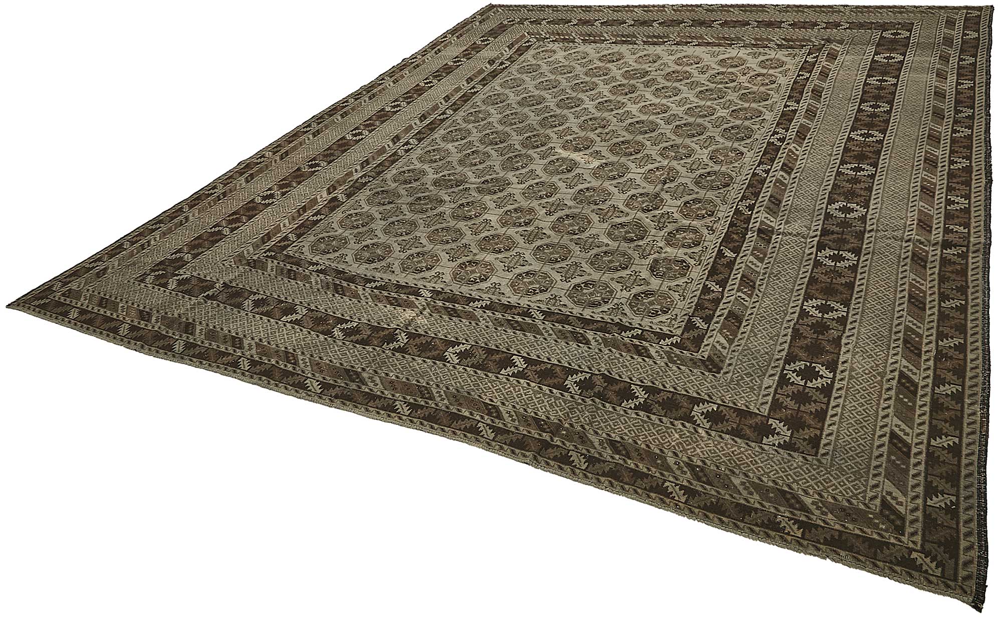 Beige Persian Antique — 3.06 x 3.87