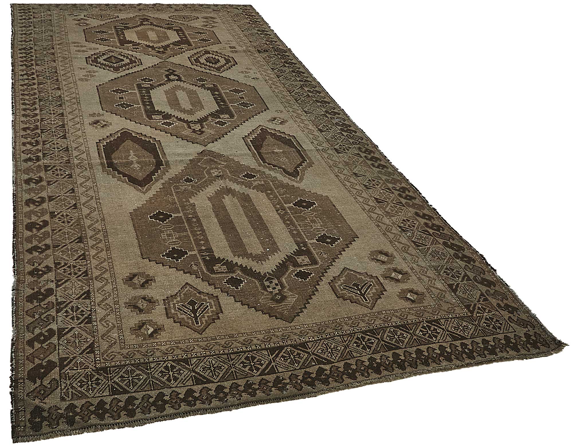 Beige Persian Antique — 1.63 x 3.87