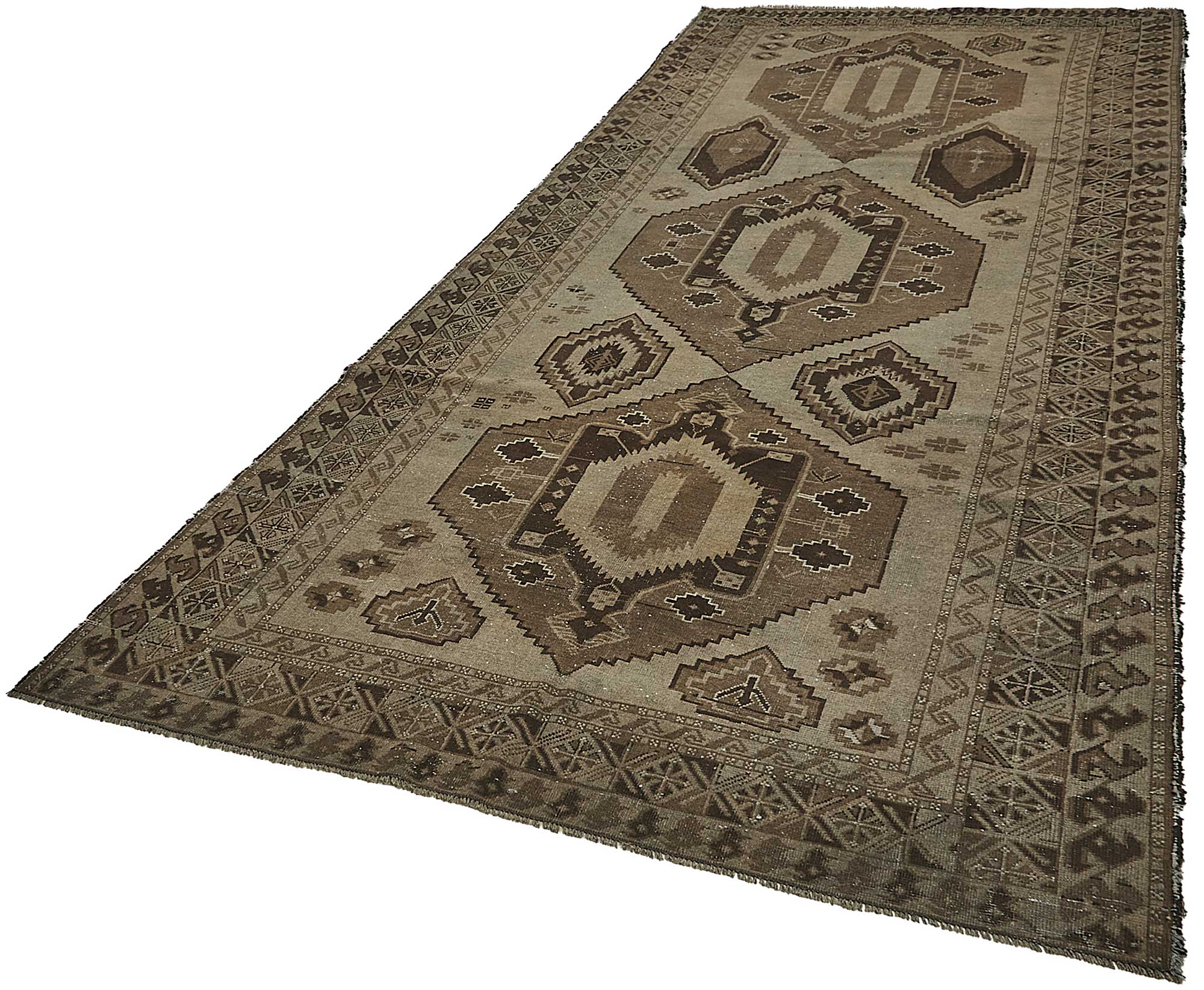 Beige Persian Antique — 1.63 x 3.87
