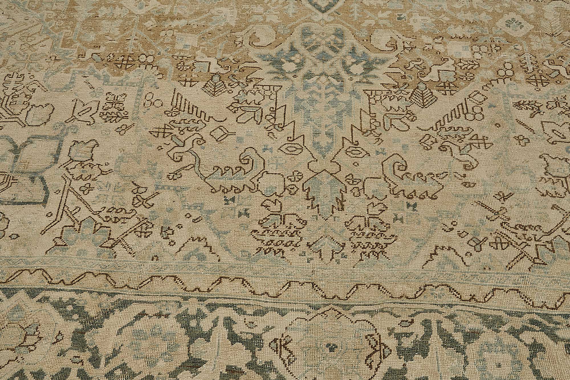 Beige Persian Antique — 2.86 x 3.65