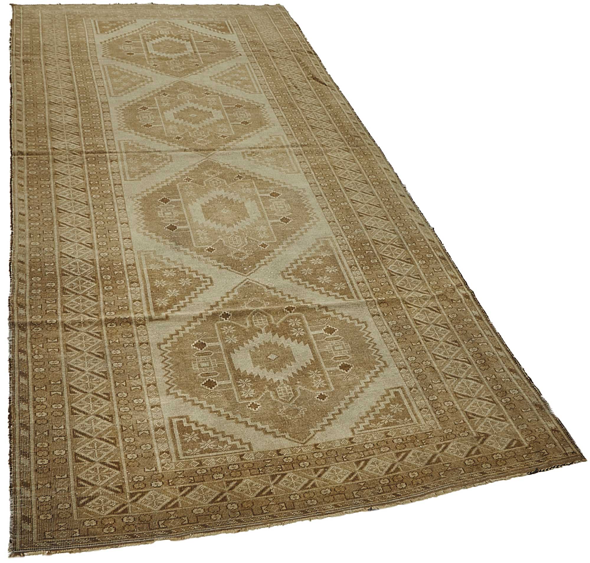 Beige Persian Antique — 1.32 x 3.20