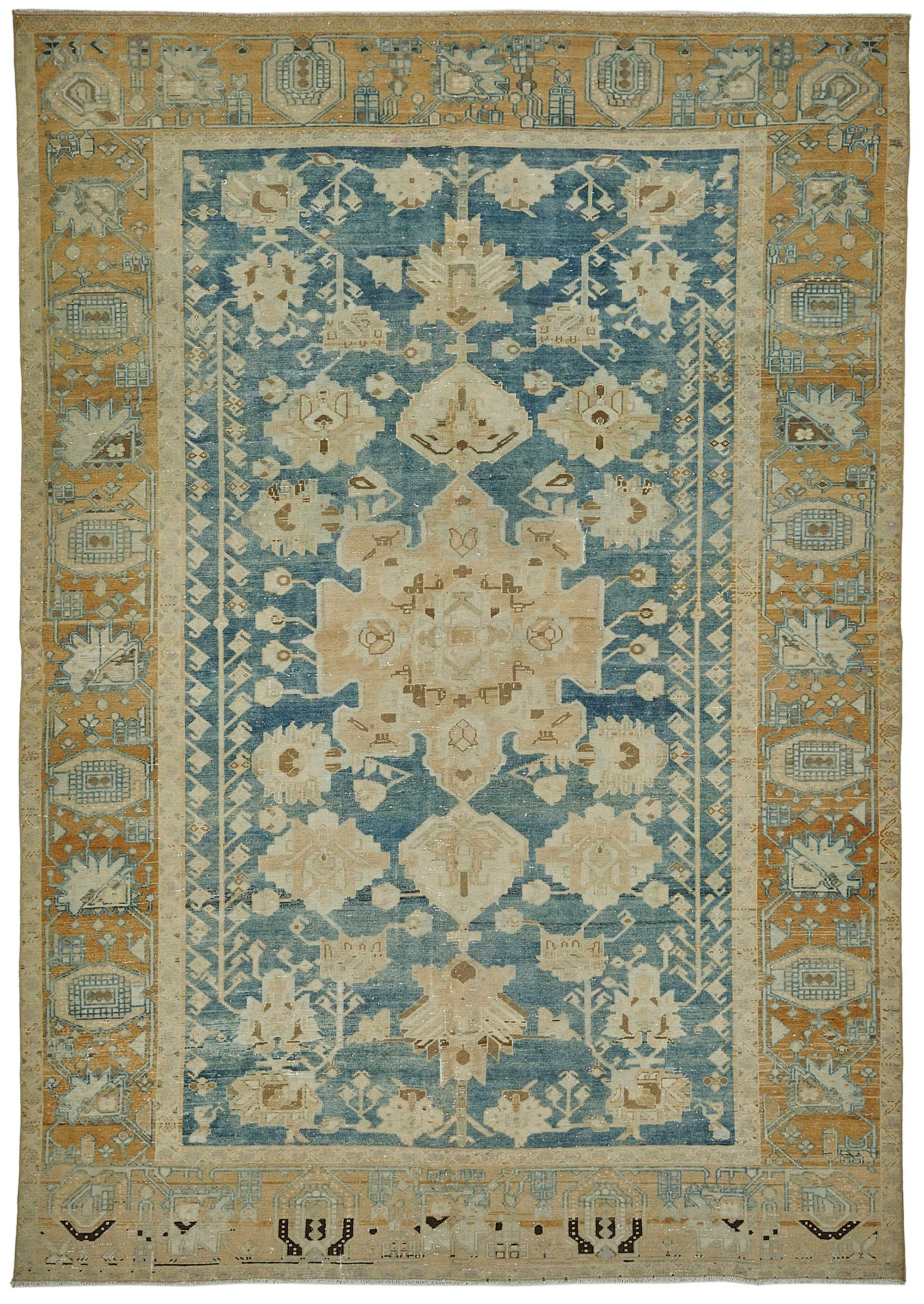 Beige Persian Antique — 2.11 x 3.05