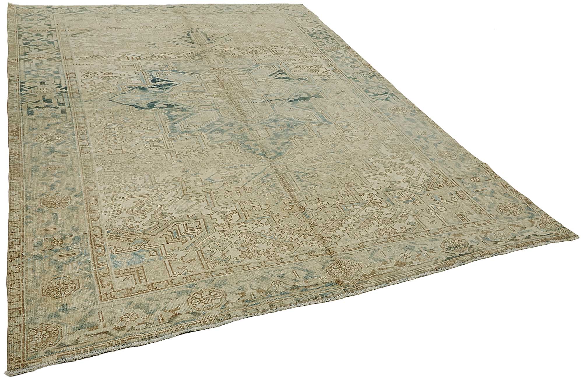 Beige Persian Antique — 2.44 x 3.14