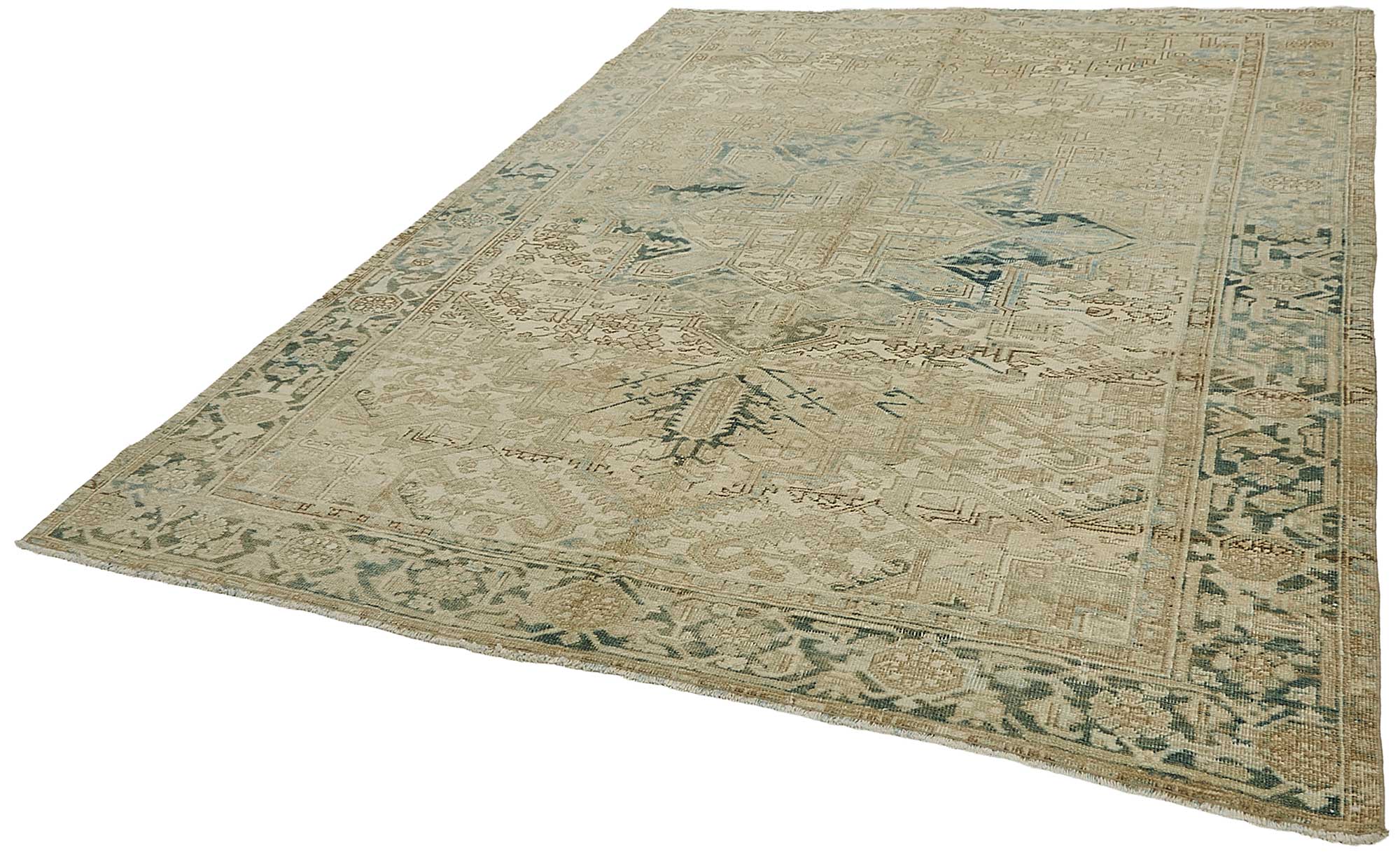 Beige Persian Antique — 2.44 x 3.14