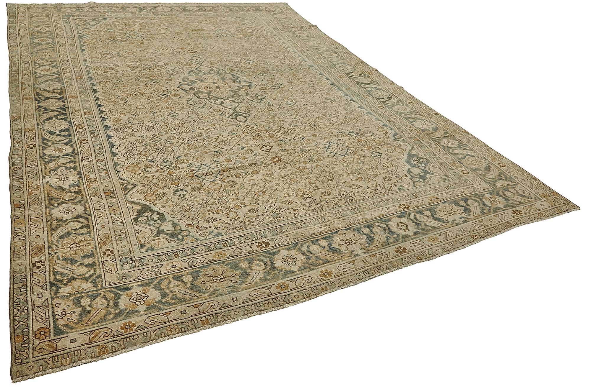 Beige Persian Antique — 2.44 x 3.43